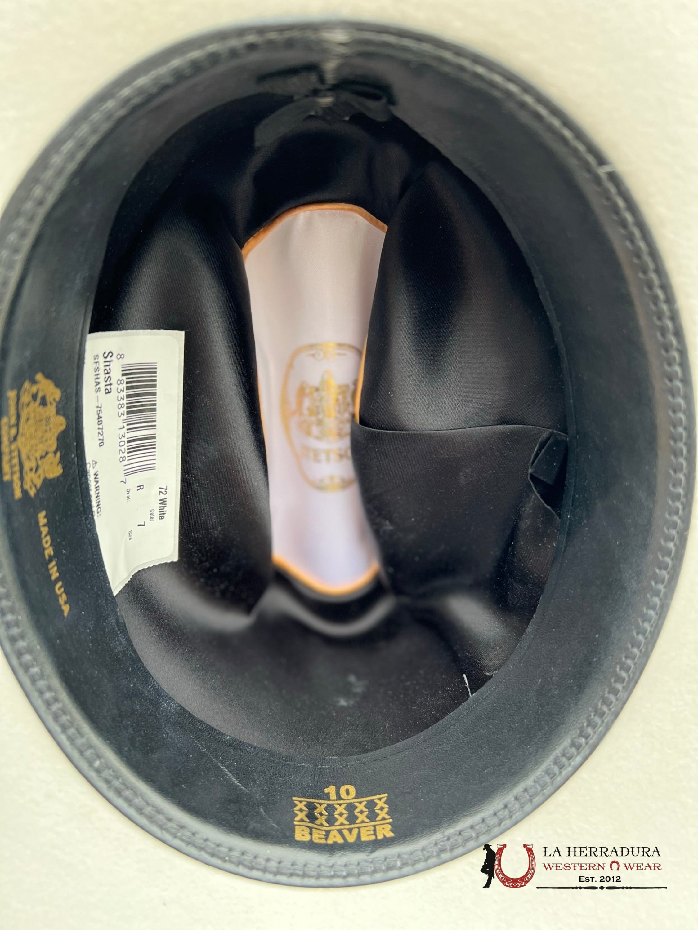 Stetson 10X Shasta Blanco Tejana