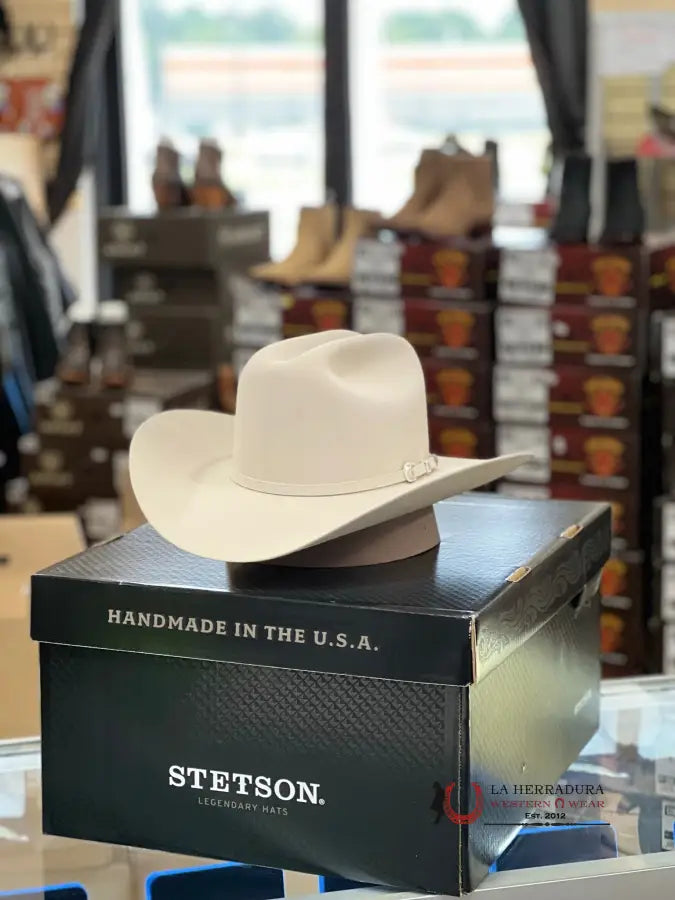 Stetson 10X Shasta Silver Belly Tejana