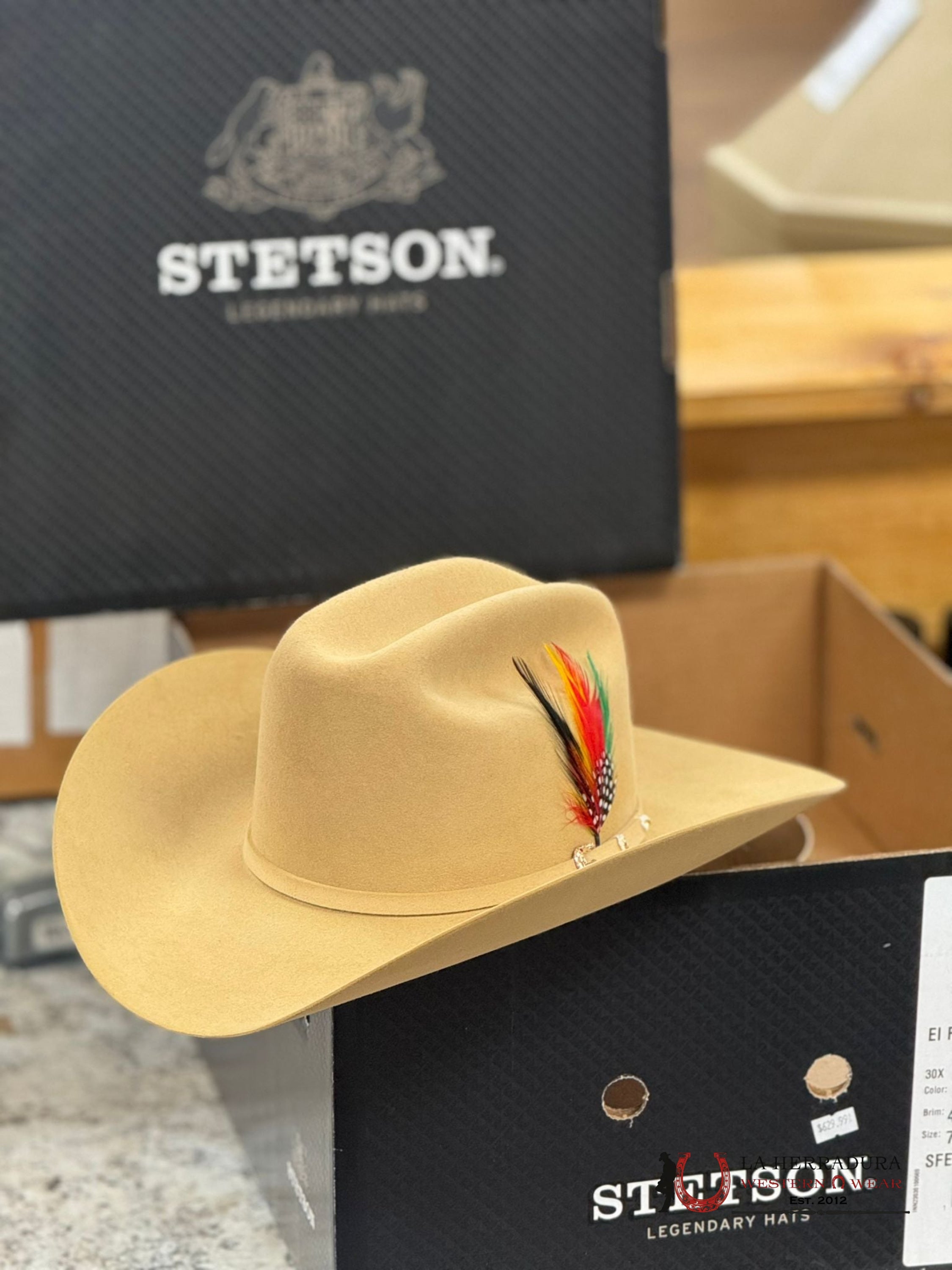 Stetson 30X El Patron Butterscotch Tejana