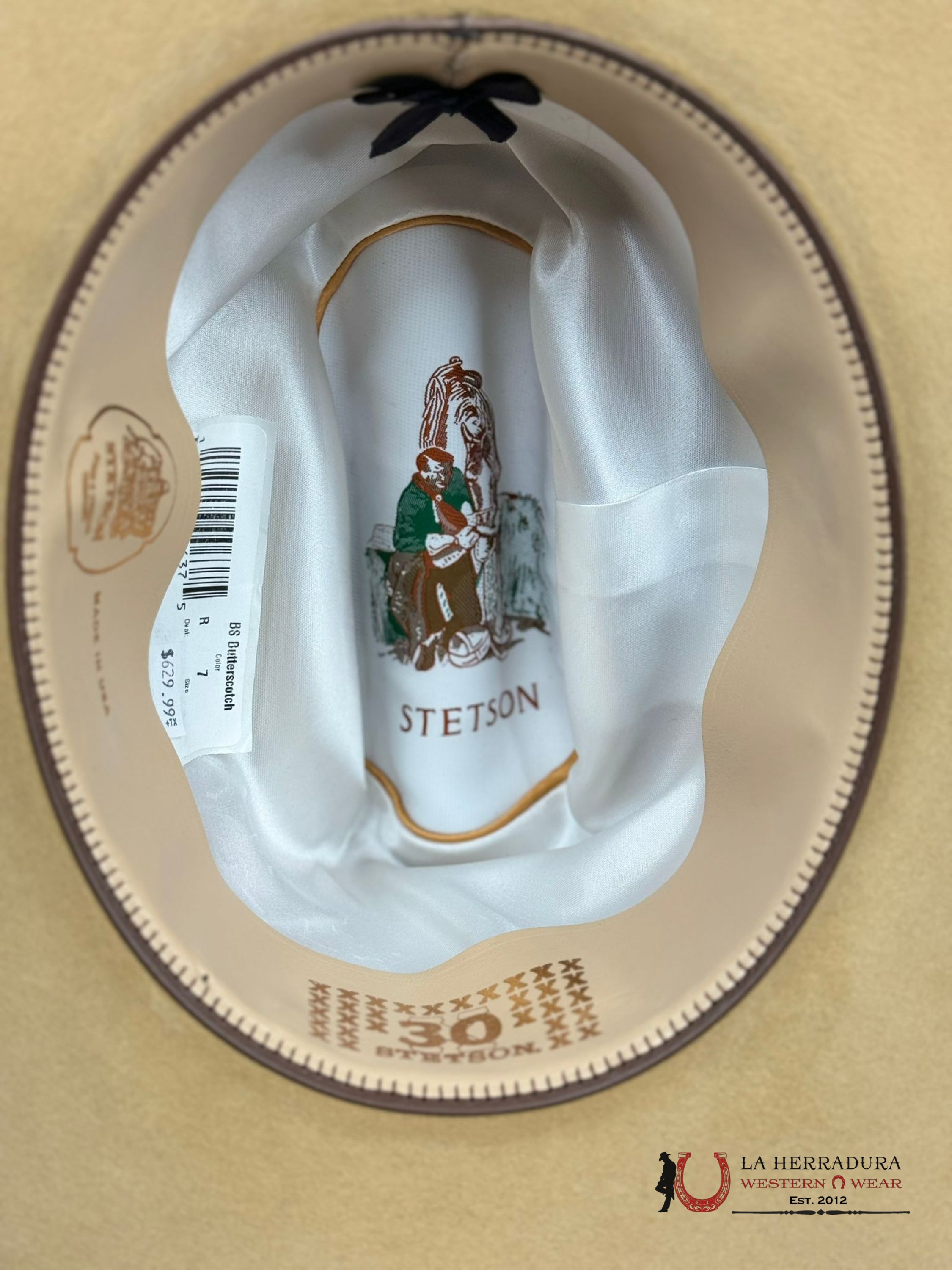 Stetson 30X El Patron Butterscotch Tejana