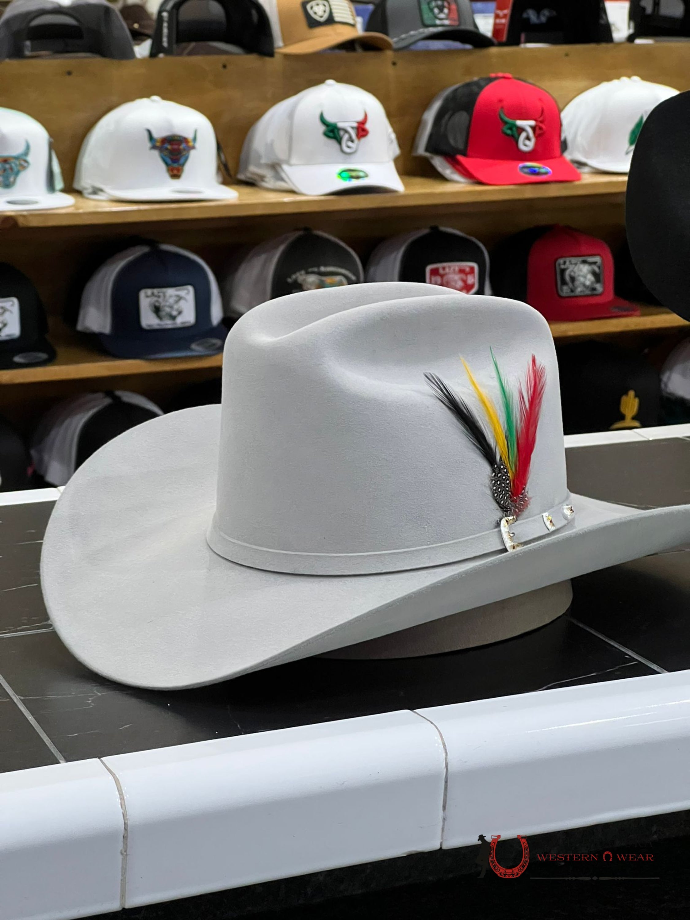 Stetson Cowboy Hat El Patron 30X Mist Grey Tejana