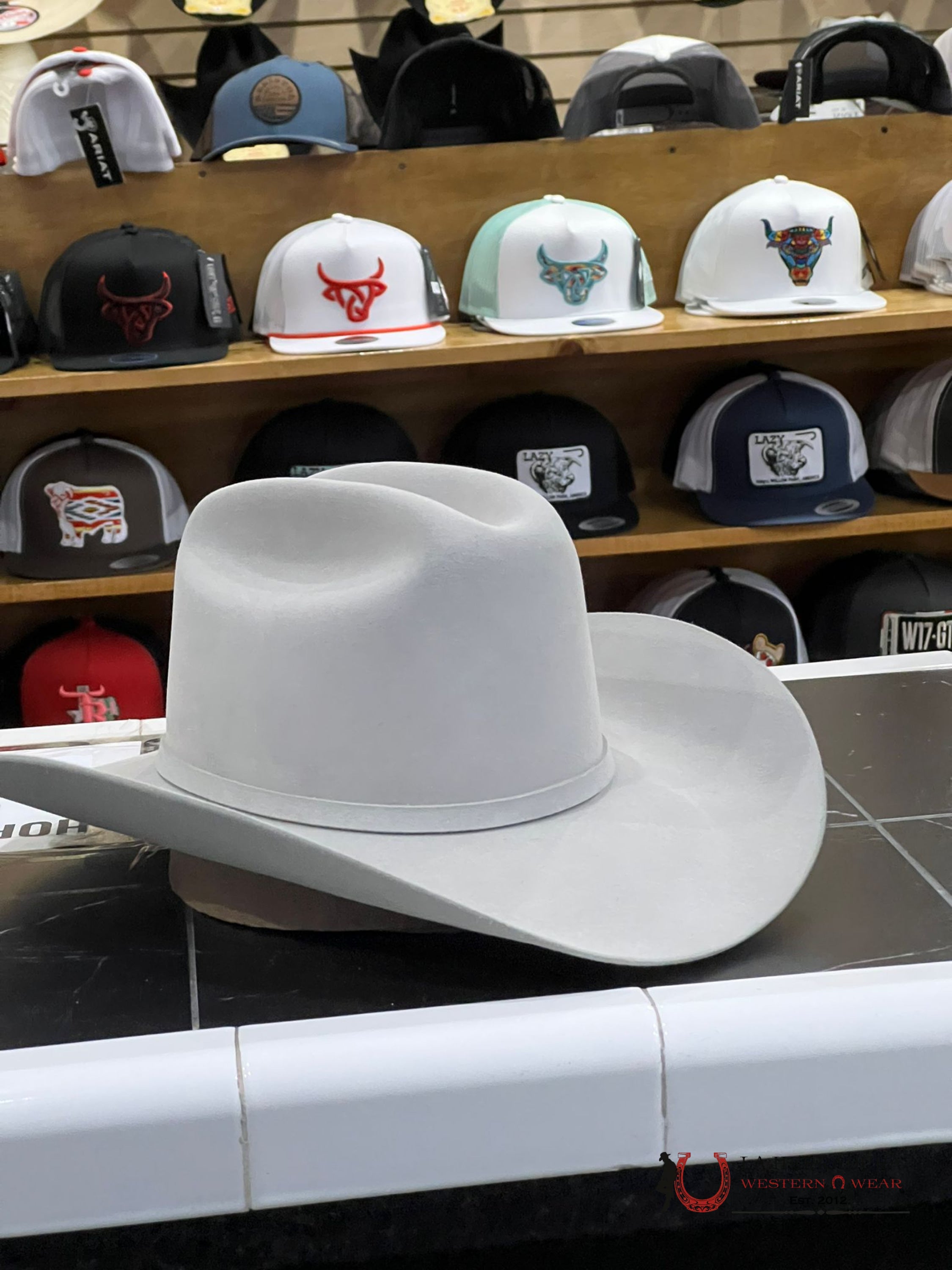 Stetson Cowboy Hat El Patron 30X Mist Grey Tejana
