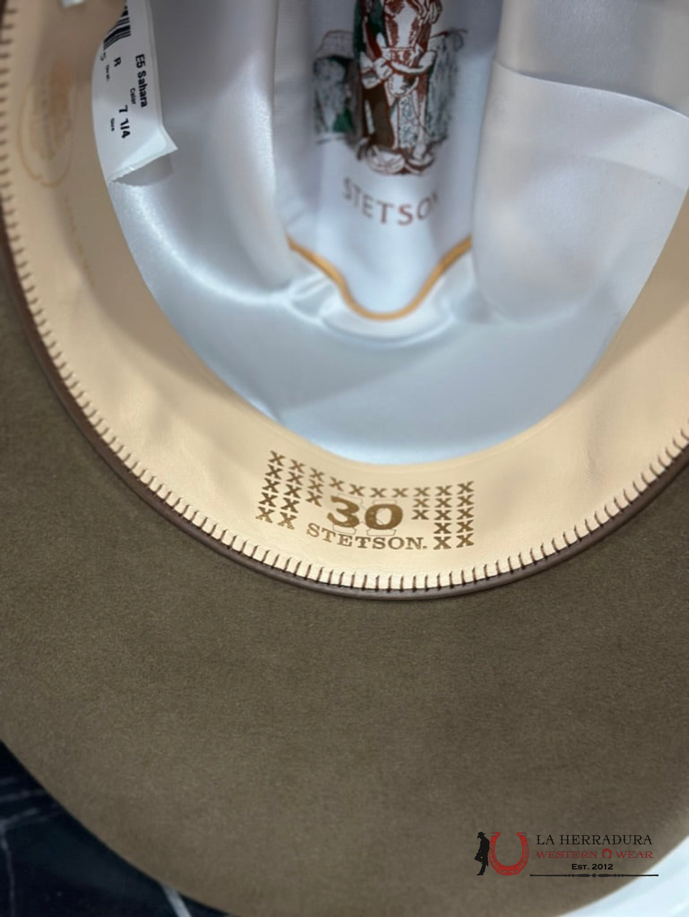 30X Stetson El Patron Sahara Tejana