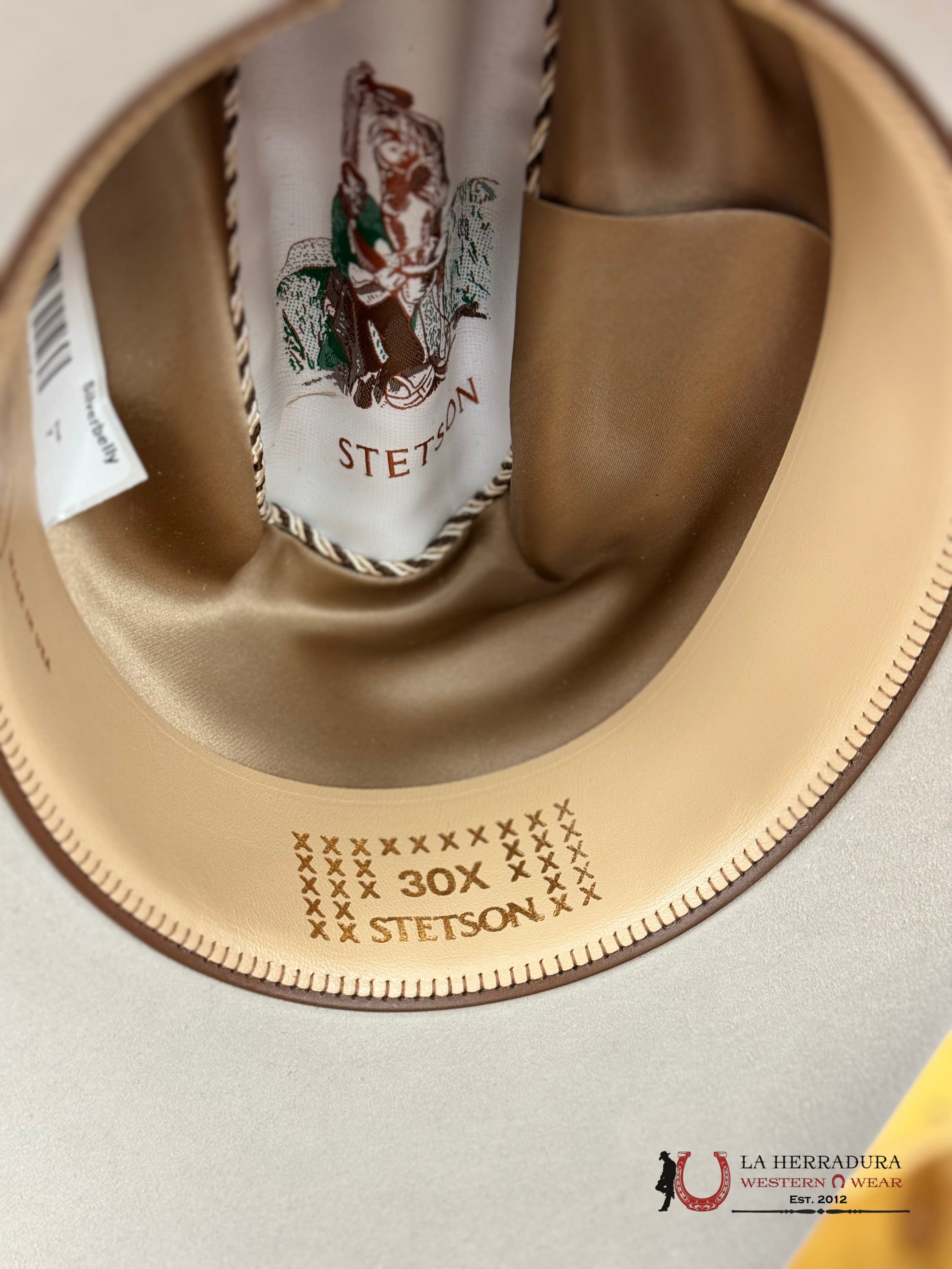 Stetson Cowboy Hat El Patron 30X Silver Belly Tejana