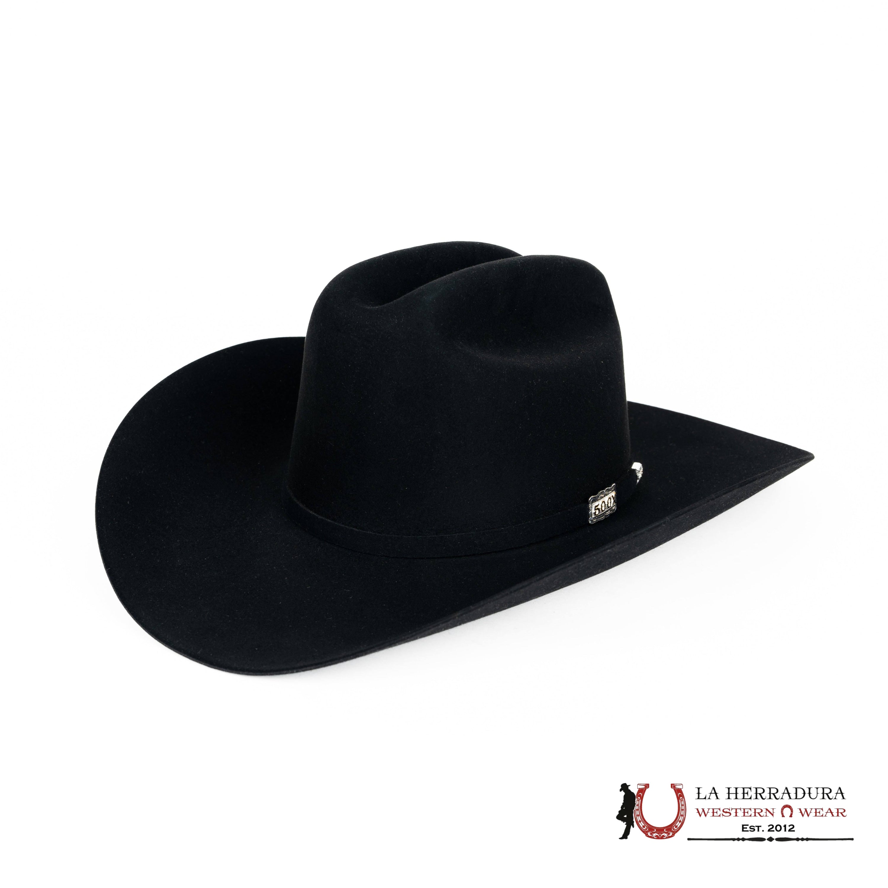 Stetson 500X Premier El Amo Felt Hat Black Tejana