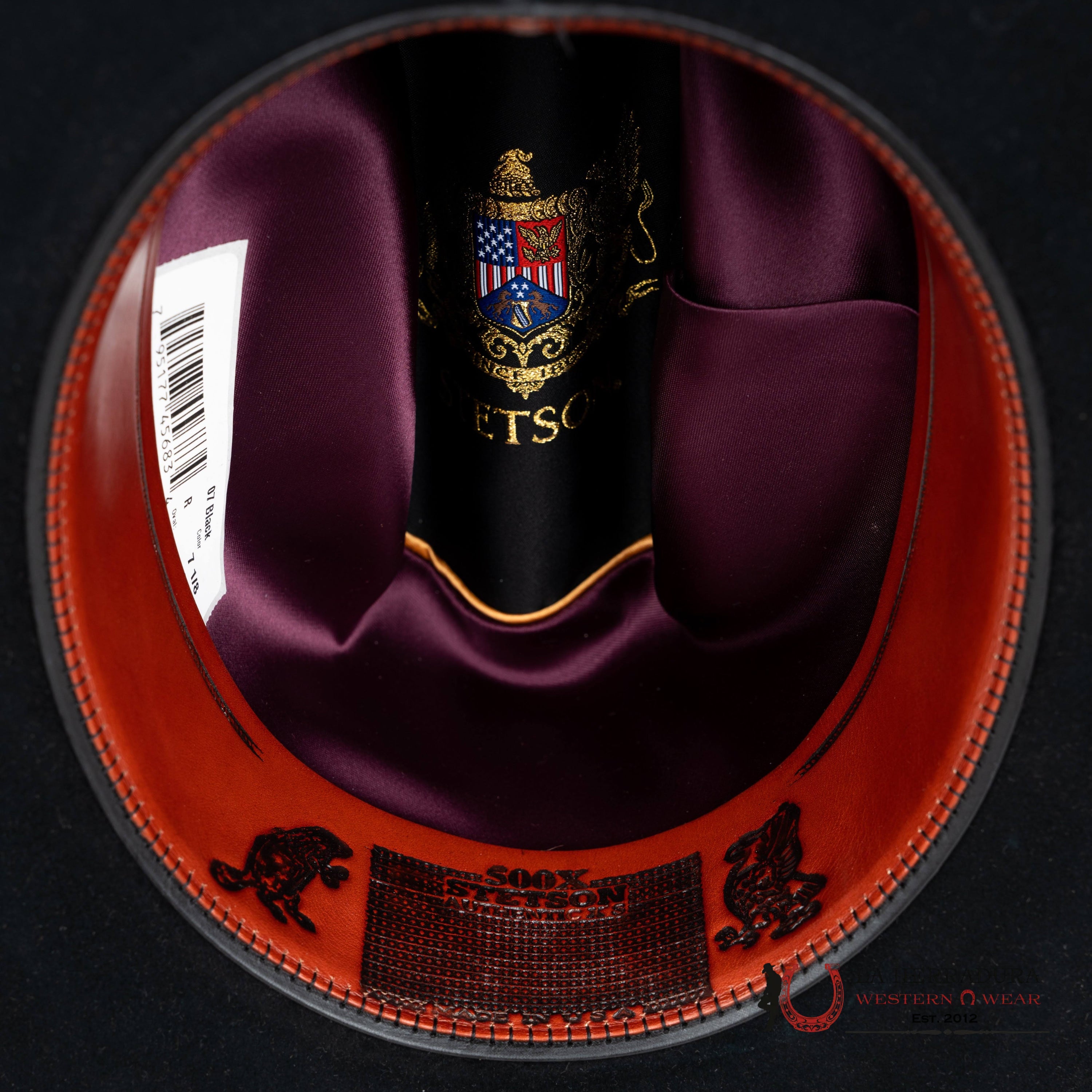 Stetson 500X Premier El Amo Felt Hat Black Tejana