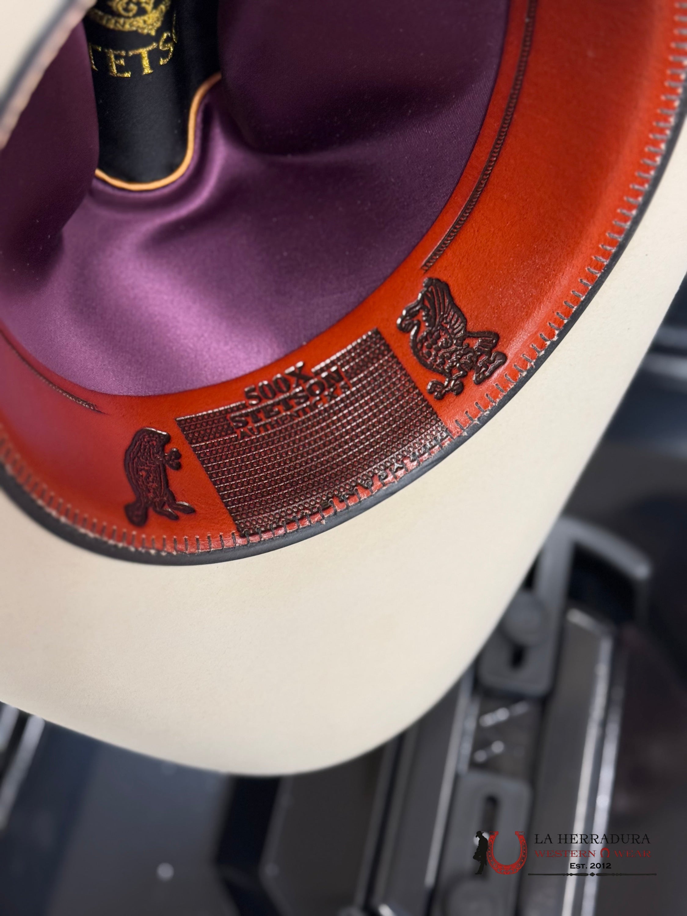 Stetson 500X Premier El Amo Felt Hat Silver Belly Tejana