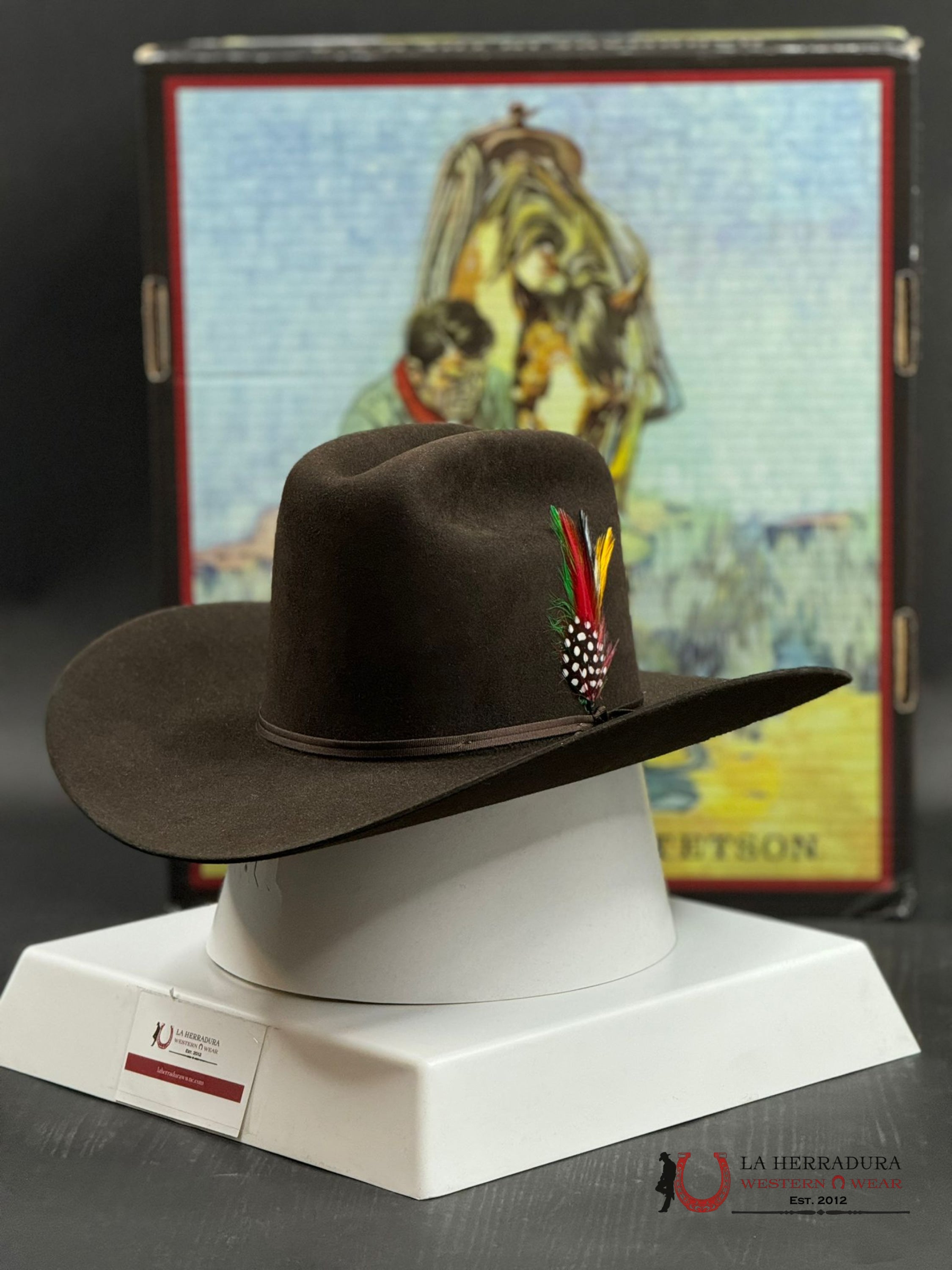 Stetson 6X Rancher Copa Alta Chocolate Tejana