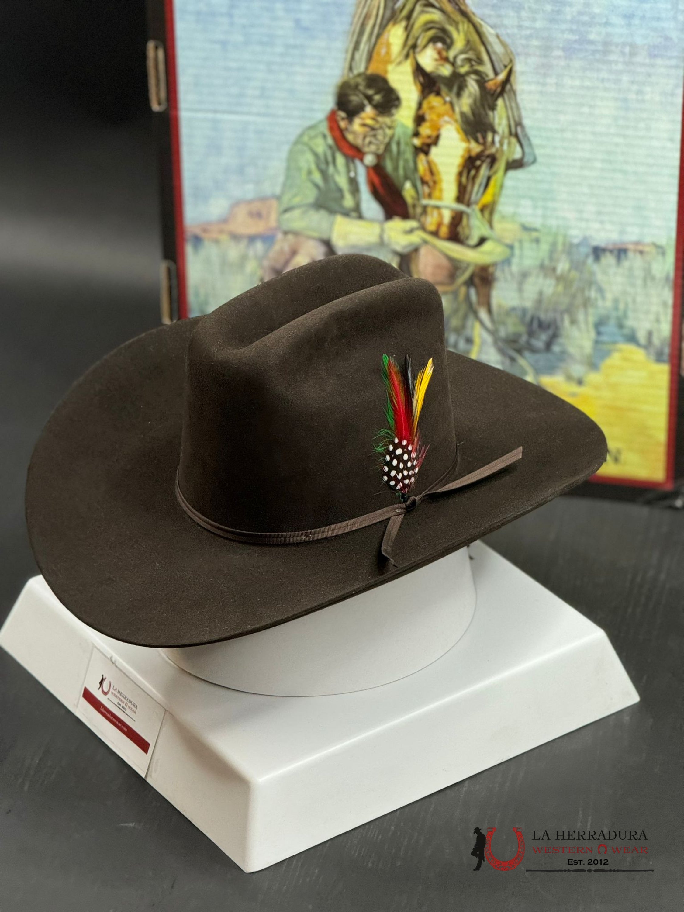 Stetson 6X Rancher Copa Alta Chocolate Tejana