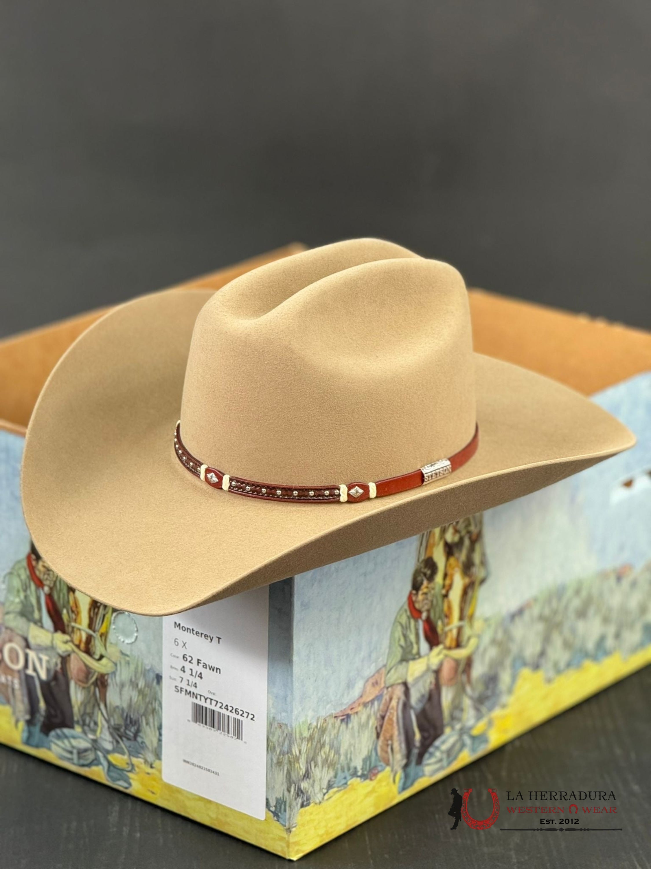 Stetson Monterey T 6X Fawn Tejana