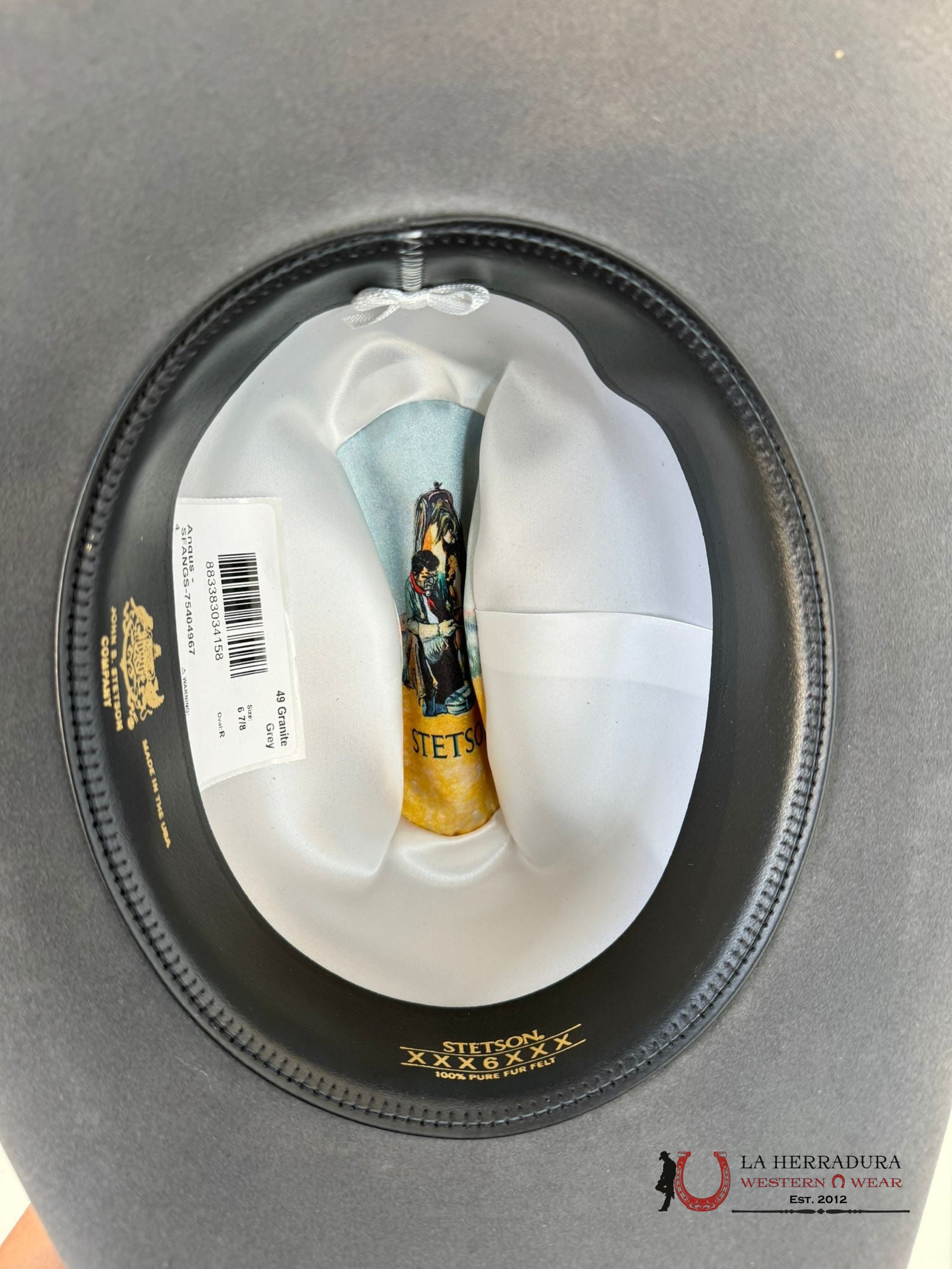 Stetson Angus 6X Granite Grey Tejana