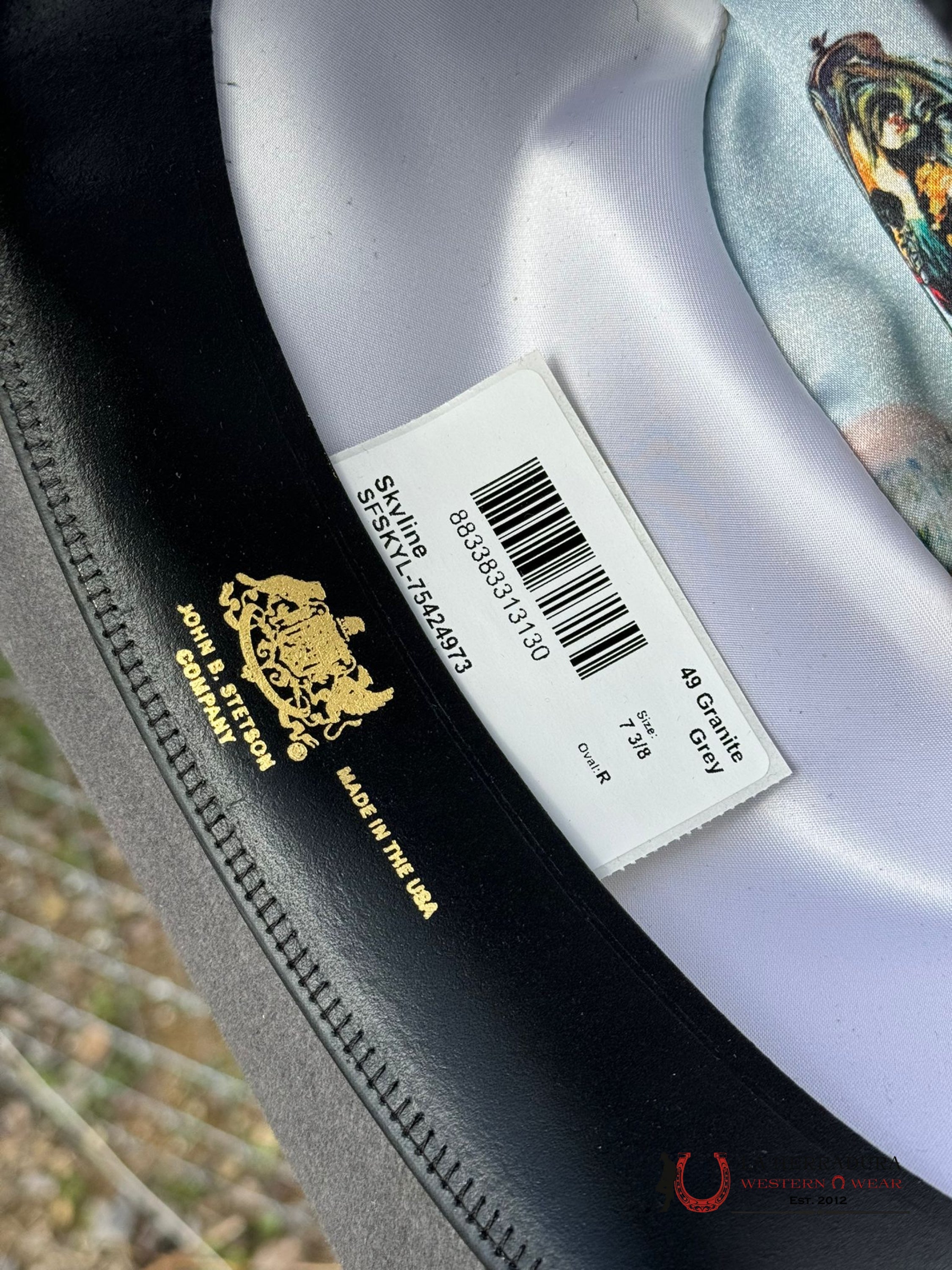 Stetson Skyline 6X Granite Grey Tejana