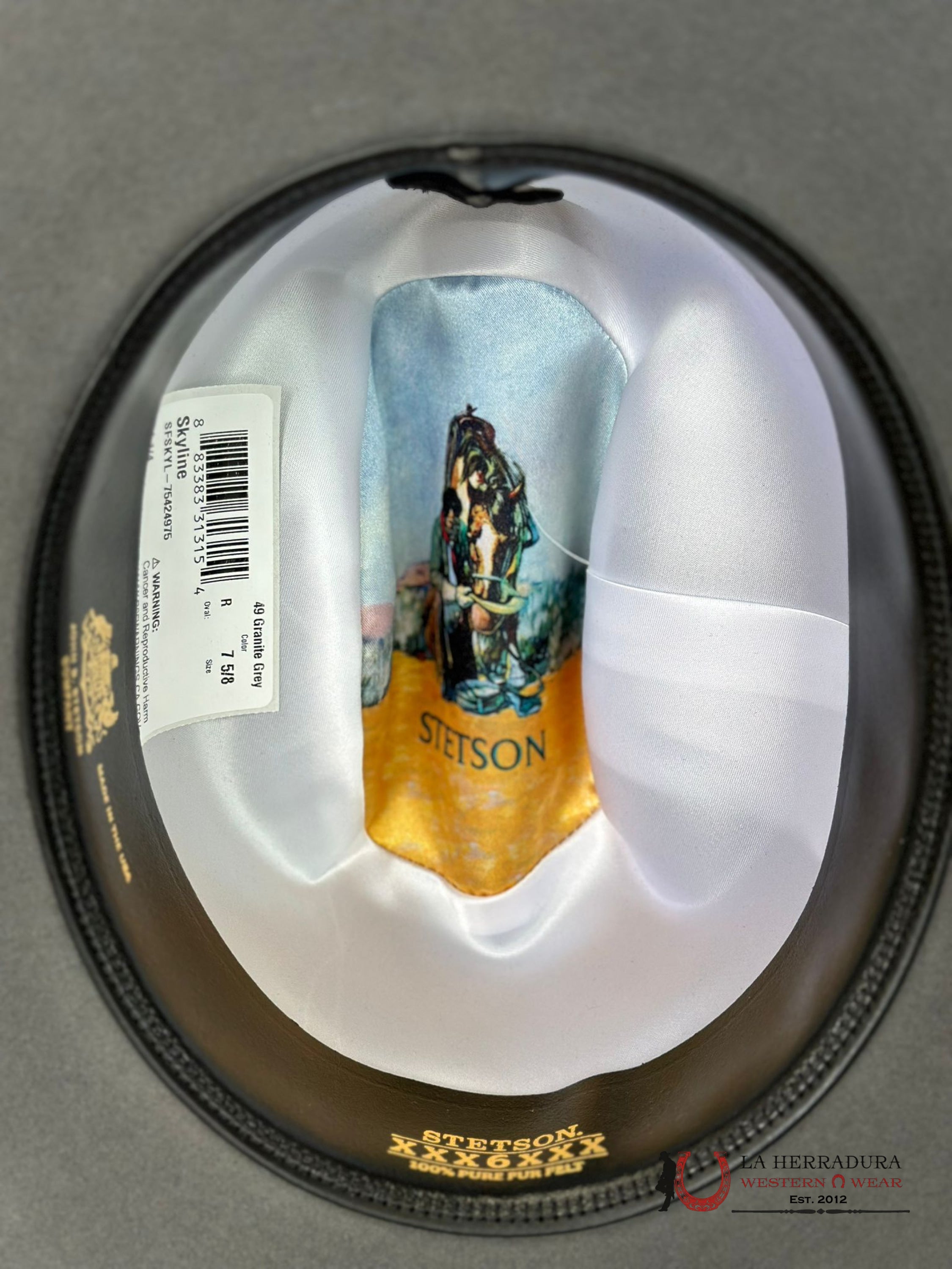 Stetson Skyline 6X Granite Grey Tejana