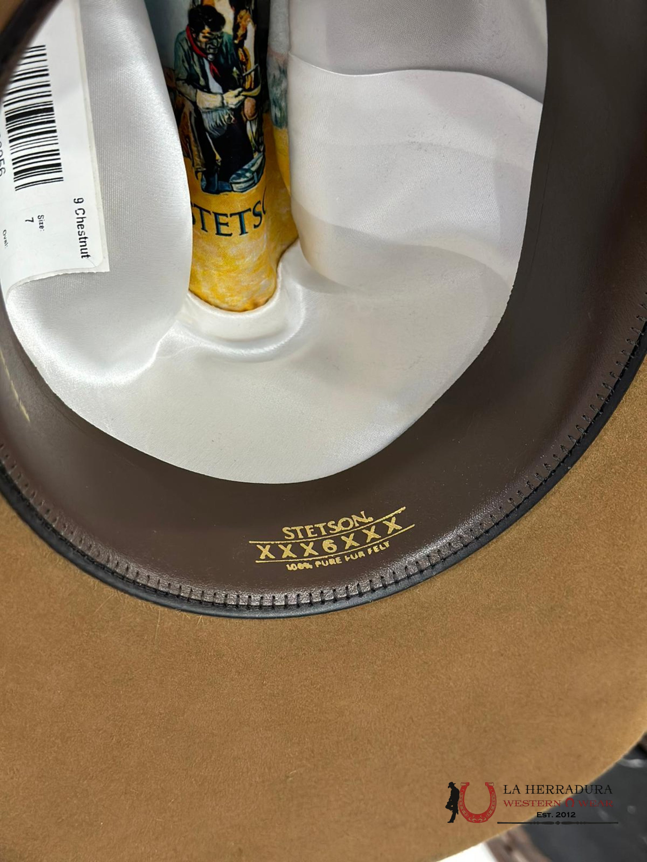 Stetson Hobbs 6X Chestnut Tejana