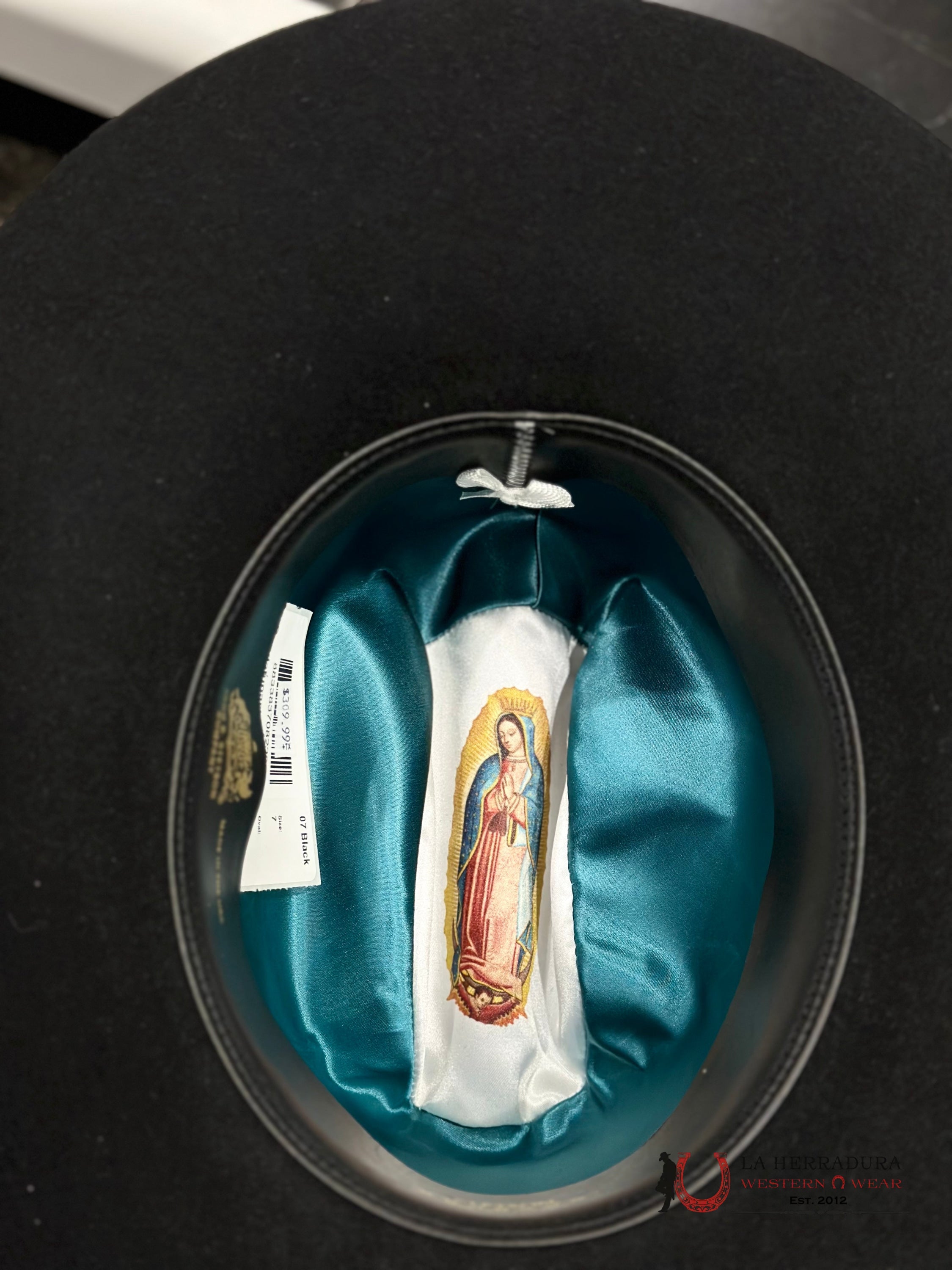 Stetson Guadalupana 6X Negro Tejana