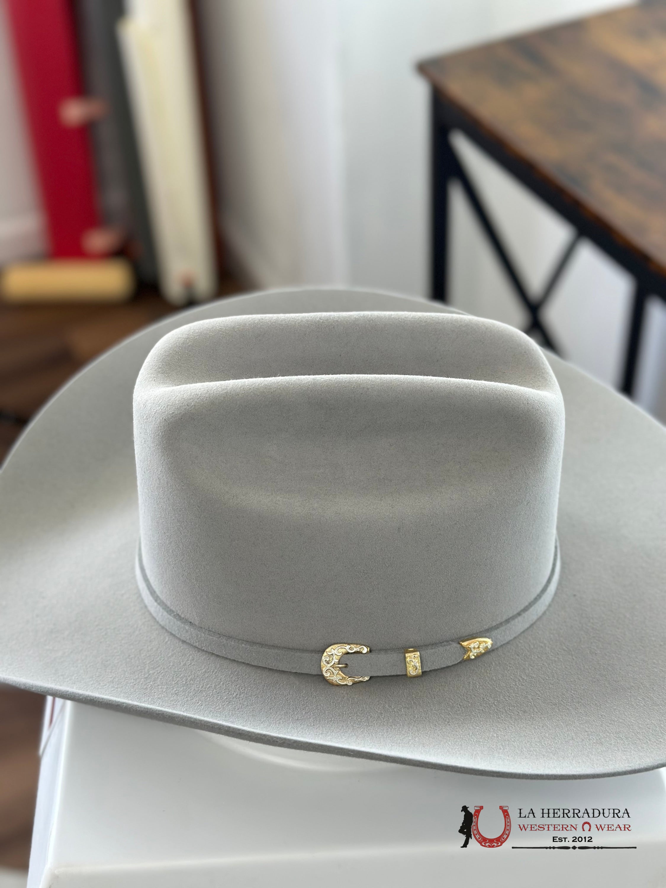 Stetson 6X Palacio Ii Mist Grey Tejana