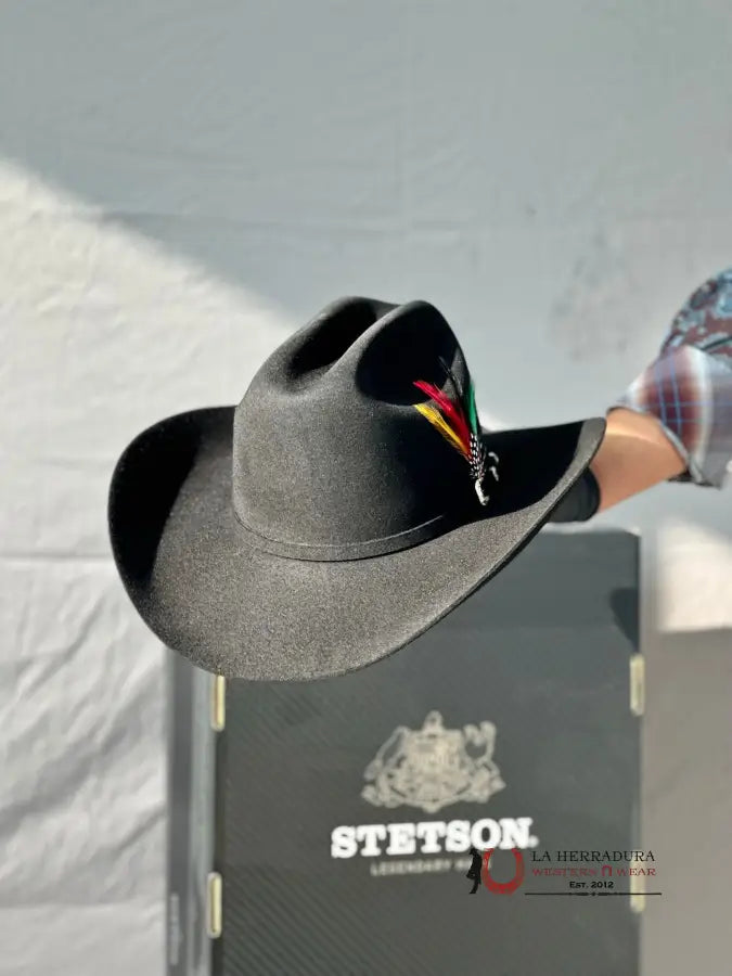 Stetson Cowboy Hat El Patron 30X Black Tejana