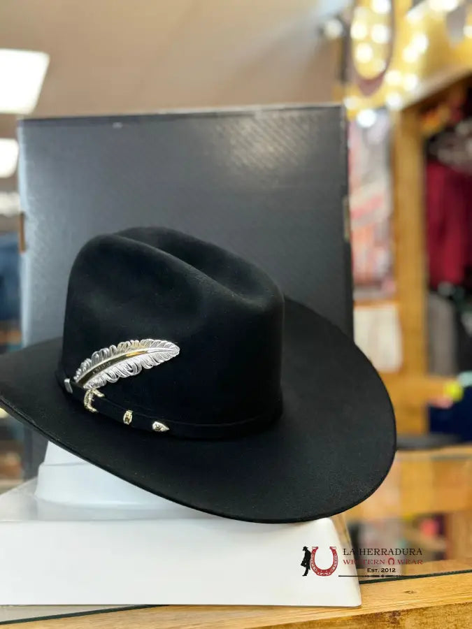 Stetson Cowboy Hat El Patron 30X Black Tejana