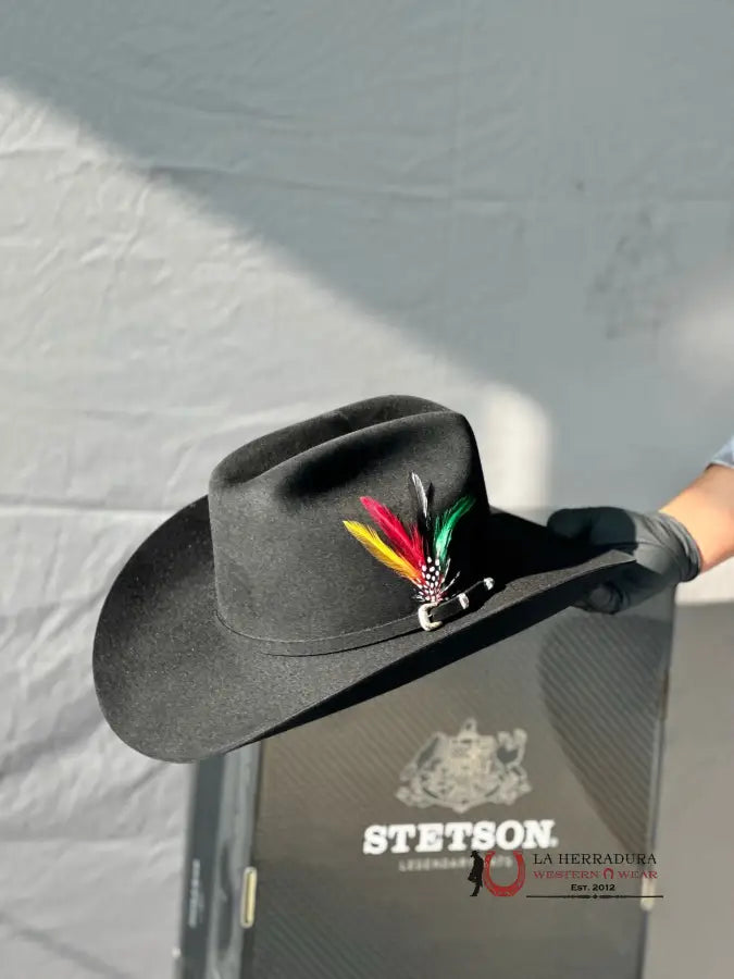 Stetson Cowboy Hat El Patron 30X Black Tejana