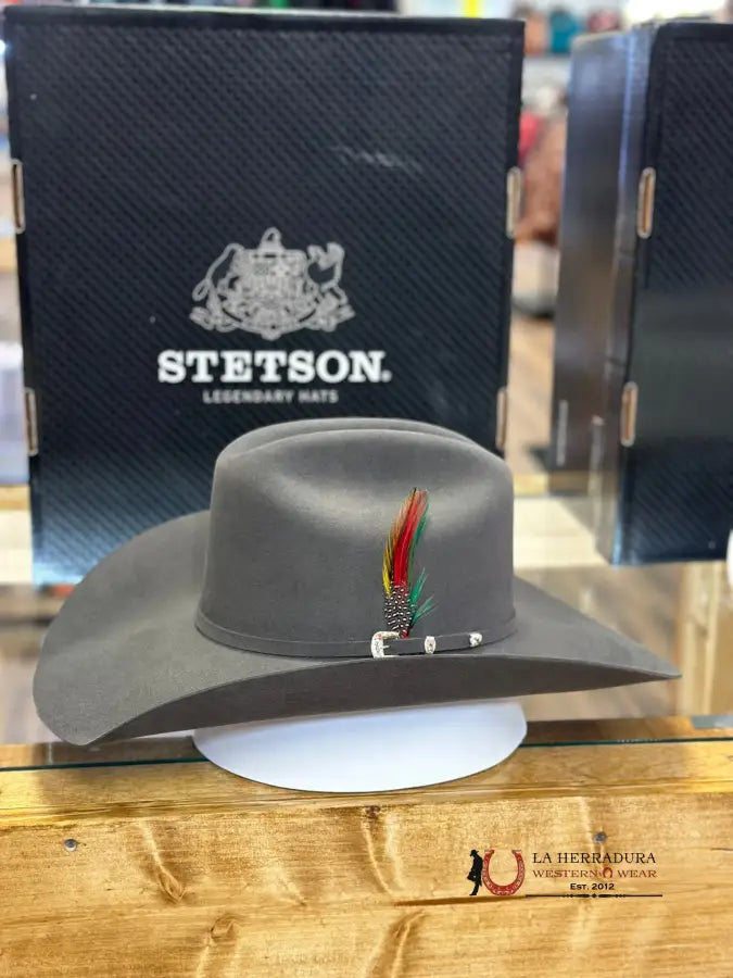 Stetson Cowboy Hat El Patron 30X Charcoal Tejana