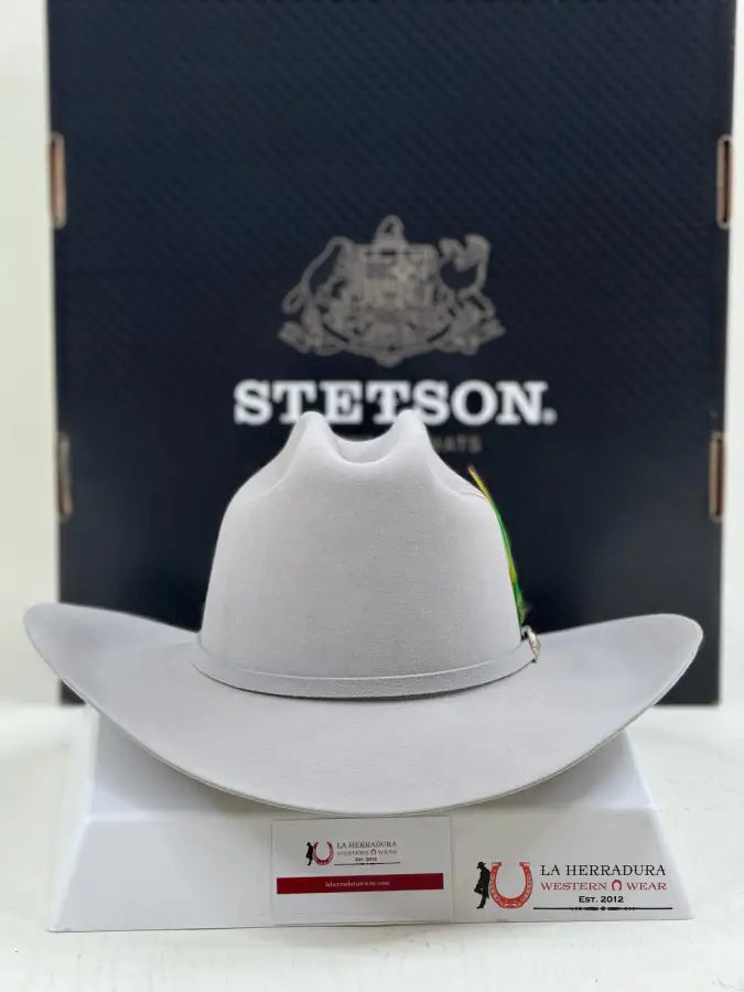 Stetson Cowboy Hat Shasta 10X Mist Grey Tejana