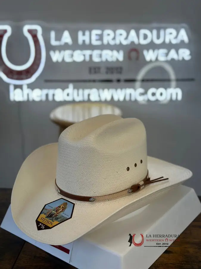 Stetson Grant T Natural 10X Straw Hat Tejana