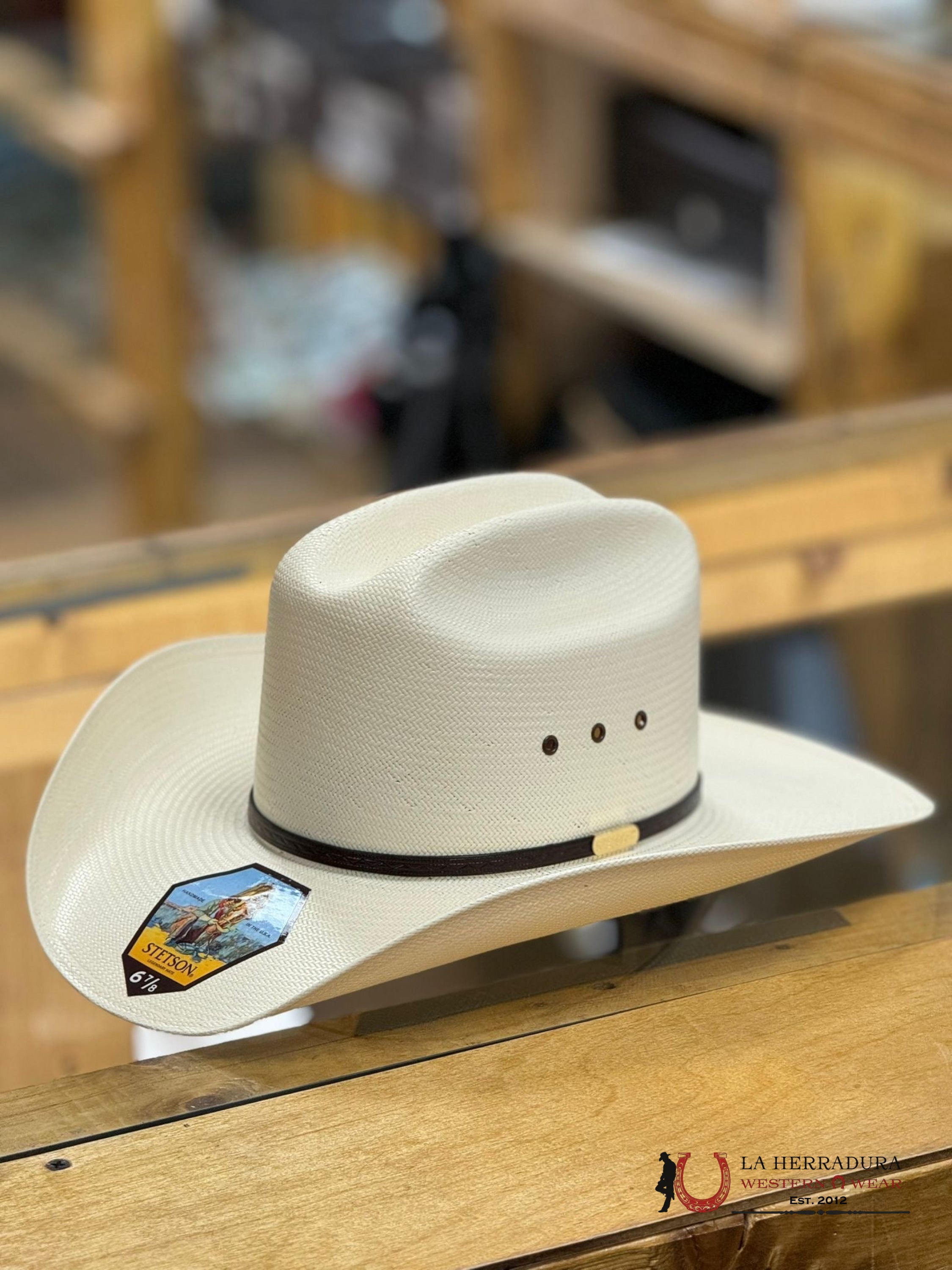 STETSON MADDOCK NATURAL 10X STRAW HAT