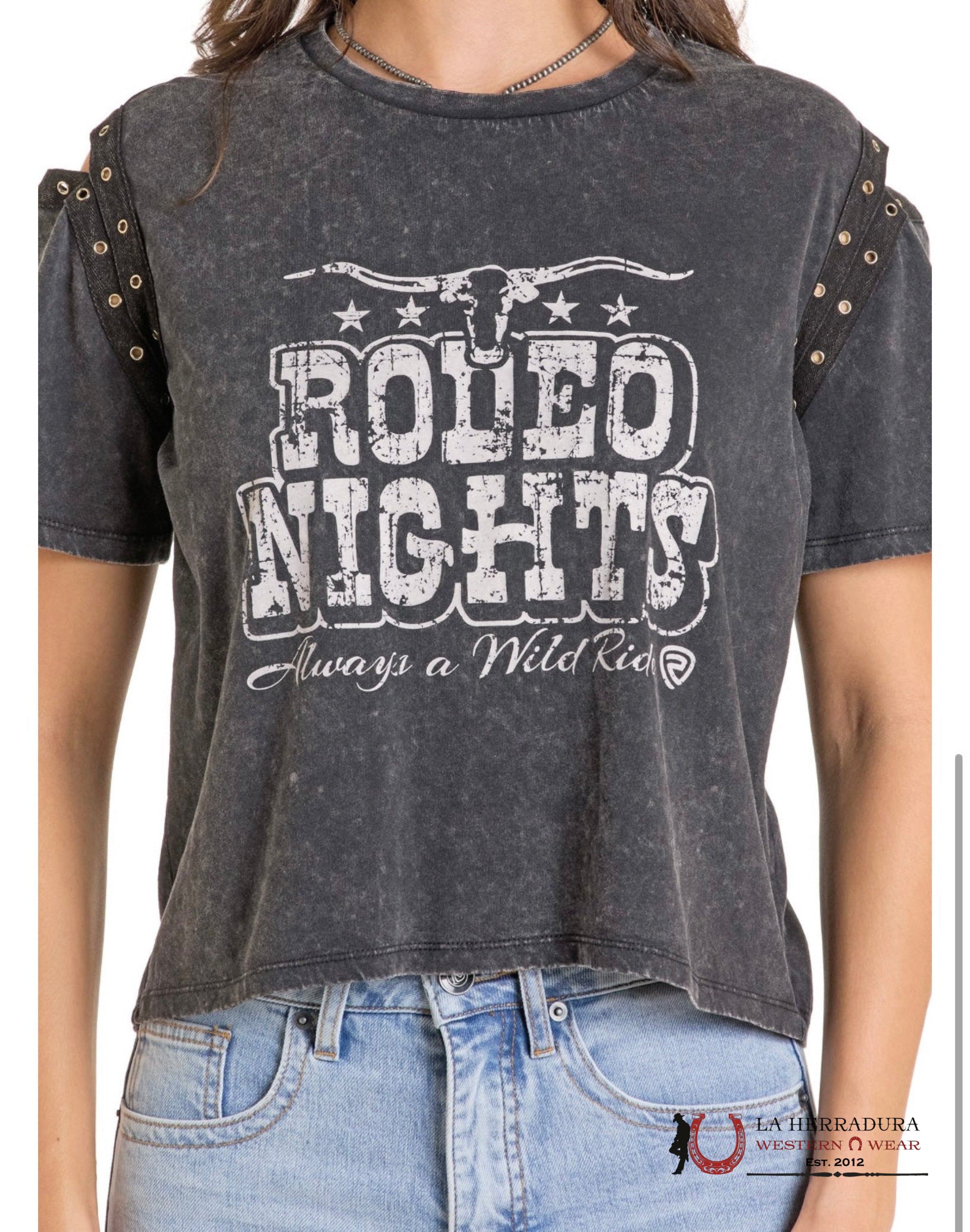 STUDDED RODEO GRAPHIC T-SHIRT BW21T06461