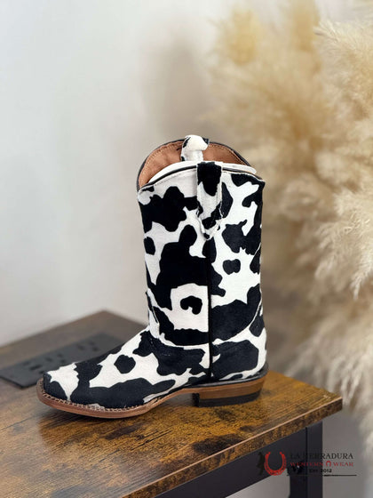 TANNER MARK KIDS ELSIE NIÑAS PIEL SINTÉTICA DE VACA NEGRO 989 L/SUELA -TMG205180