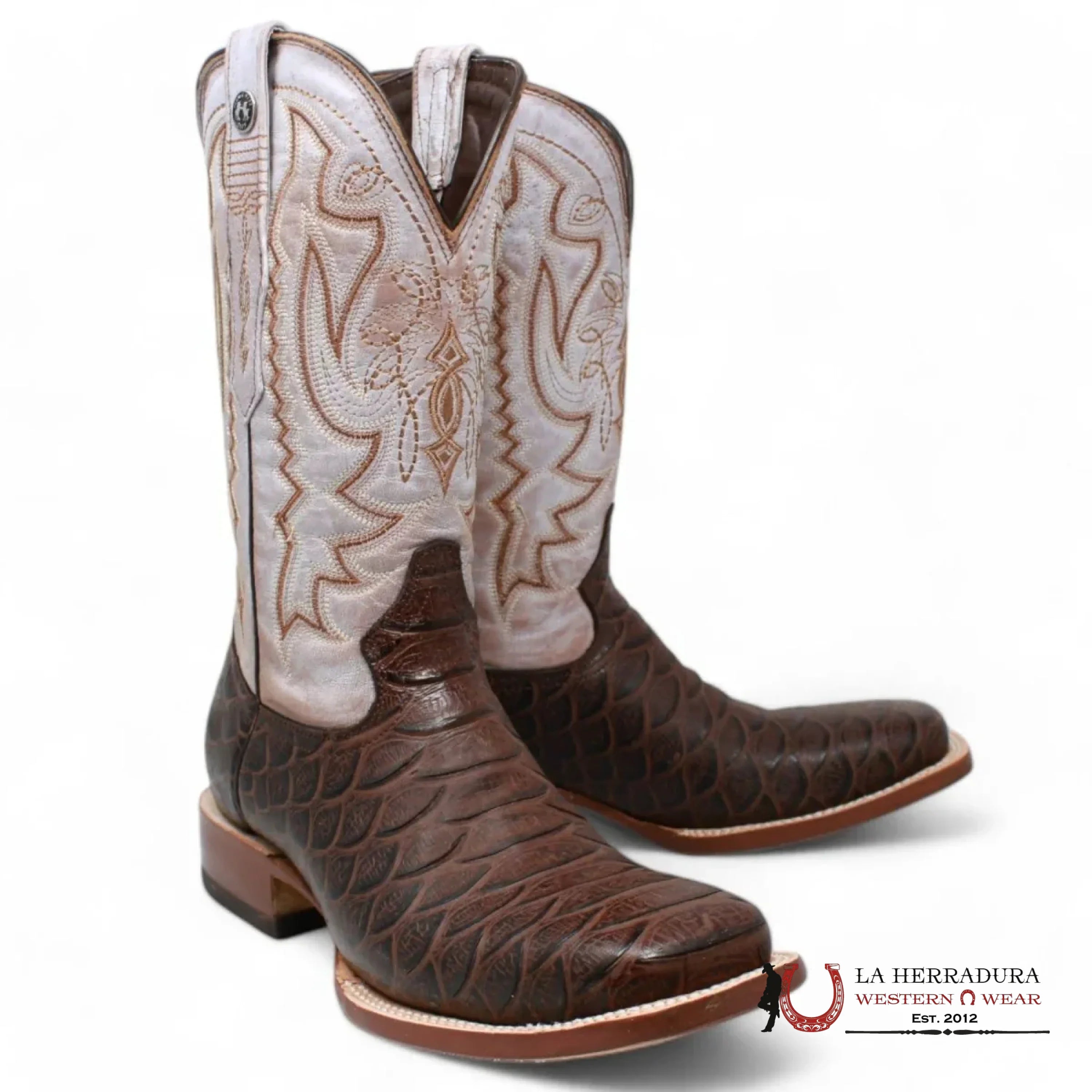 TANNER MARK MEN’S PRINT PHYTON JUMBO (HONEY INDIANS TOP) BROWN TM205552 BOTAS HOMBRES