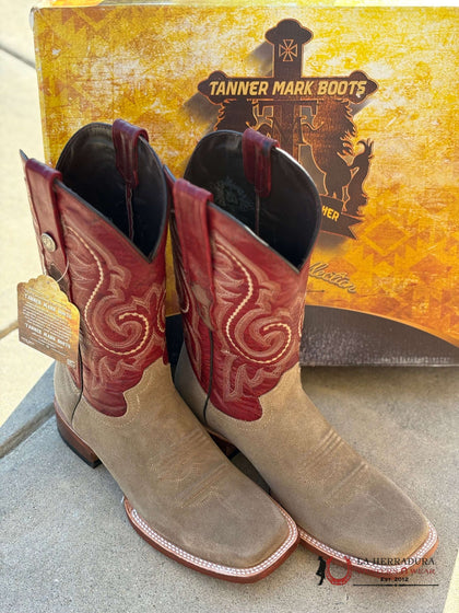 TANNER MARK MENS RUFF OUT FANGO RED TAN TM205546