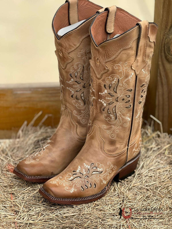 TANNER MARK MESQUITE SAND WITH BROWN BUTTERFLY INLAY TML205060