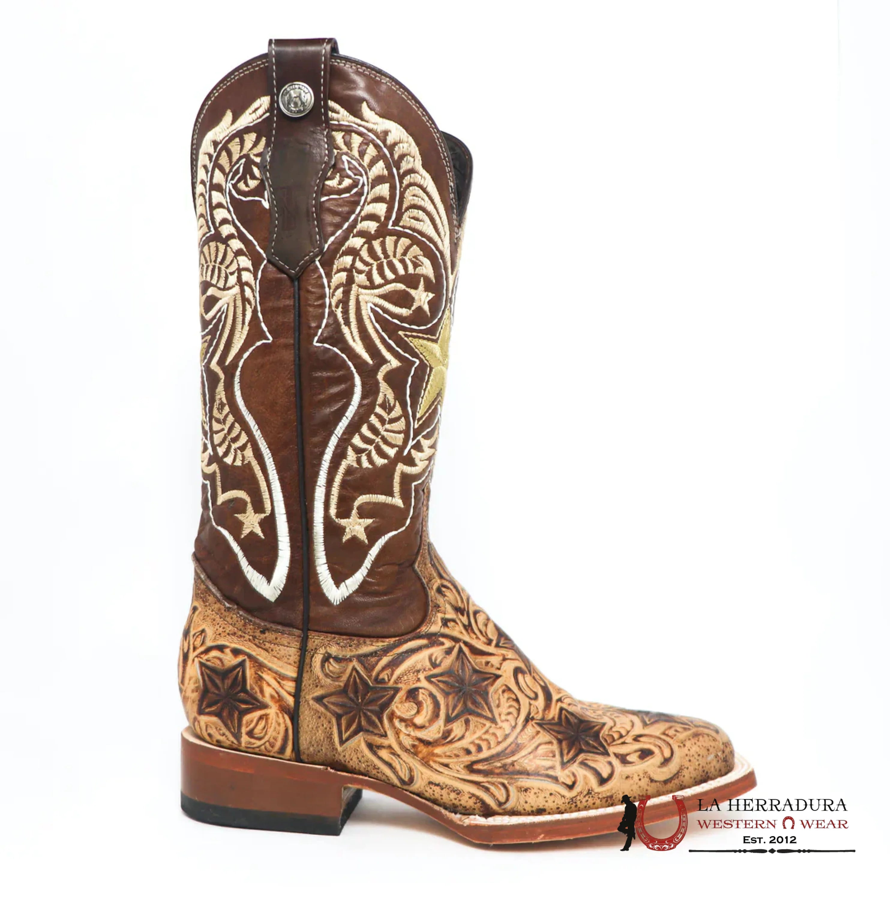 TANNER MARK WOMENS DIRT ROAD DIVA/Embossed Saddle Stamp-TML207087 BOTAS MUJERES