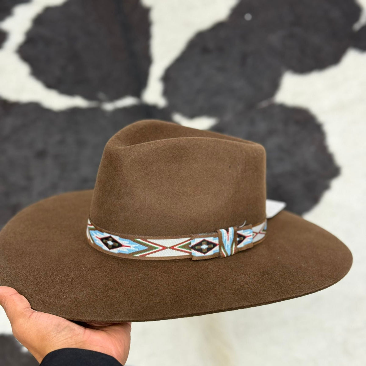 TEXANA TWISTER PINCHED FRONT BROWN