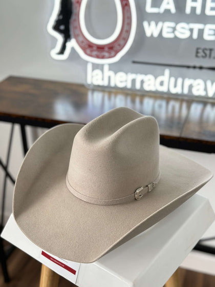 SOMBRERO DE FIELTRO TEXAS HAT COMPANY 3X PLATA BELLY