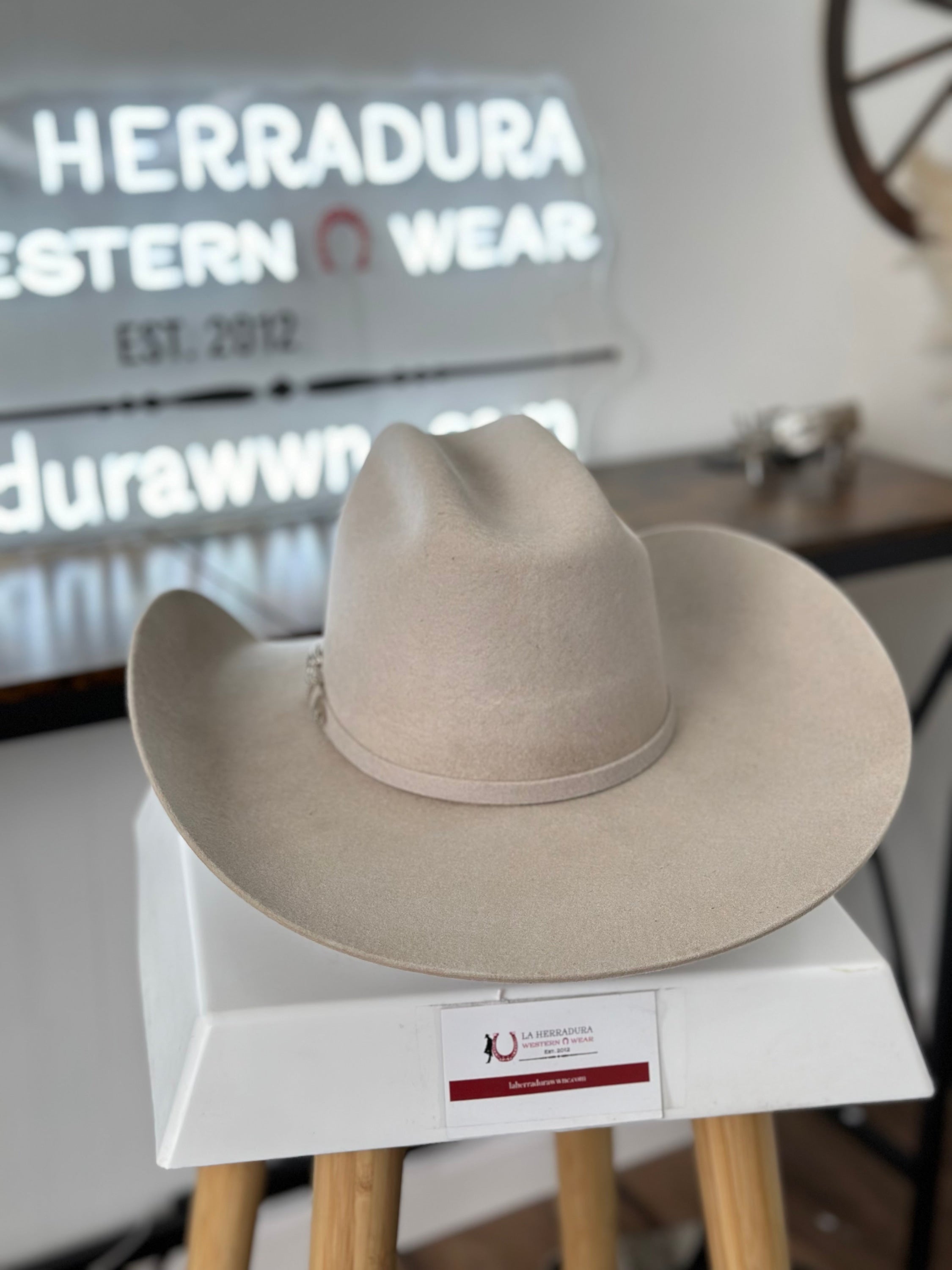 Texas Hat Company 3X Silver Belly Felt Tejana