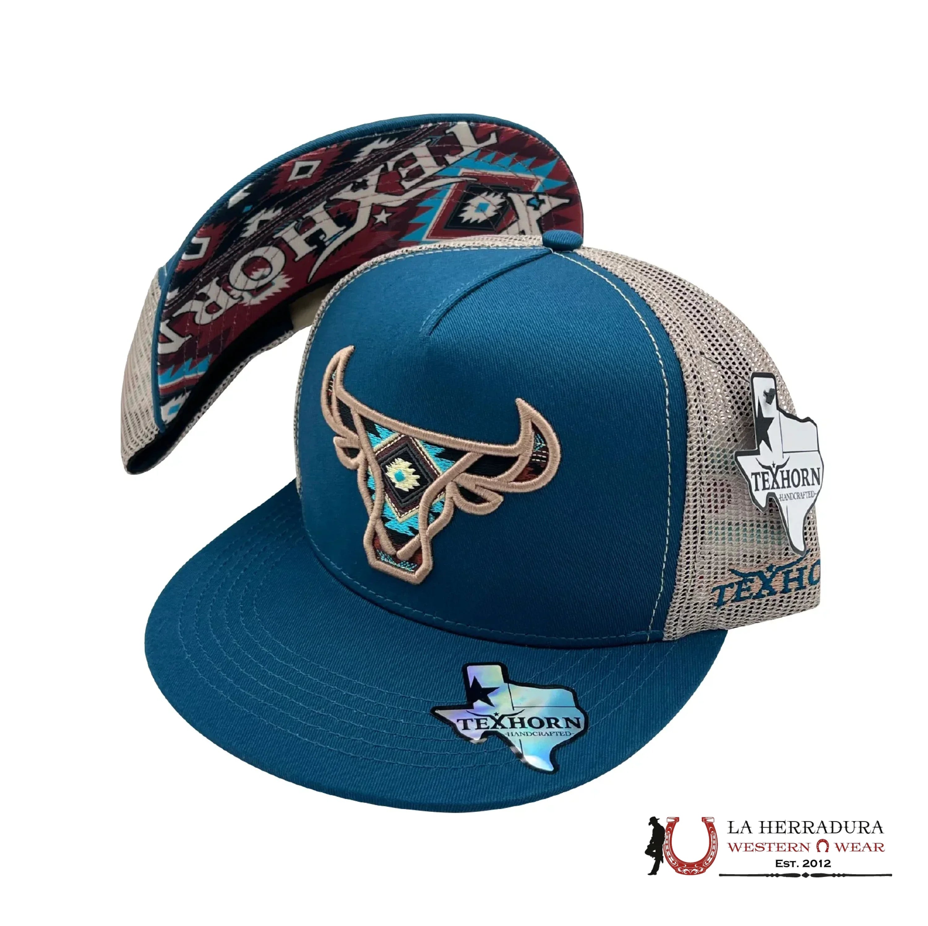 TEXAS HORN CAP TEAL.2 KIDS