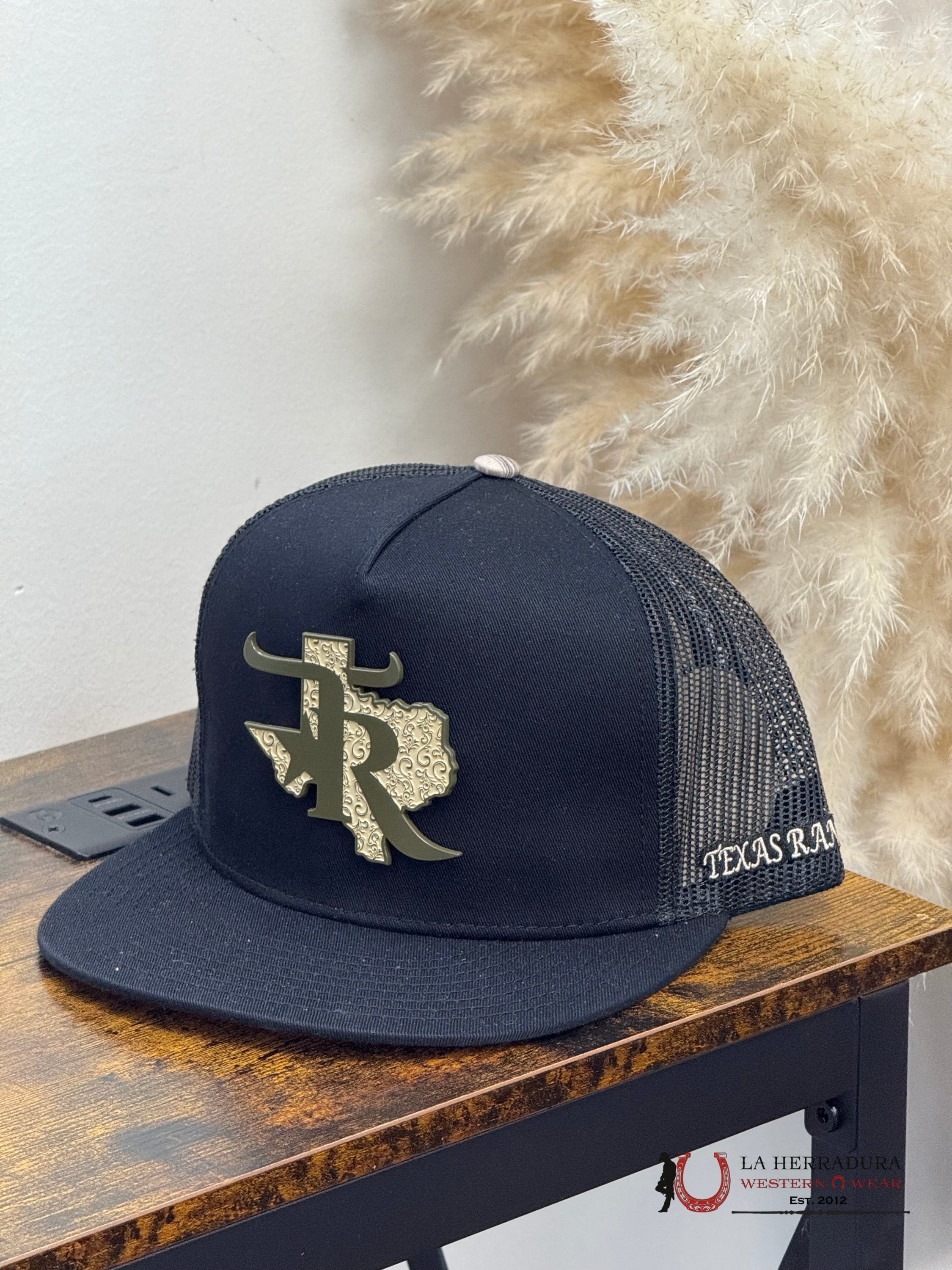 TEXAS RANCH BLACK Style 002 dorado hat CAPS MENS GORRAS HOMBRES