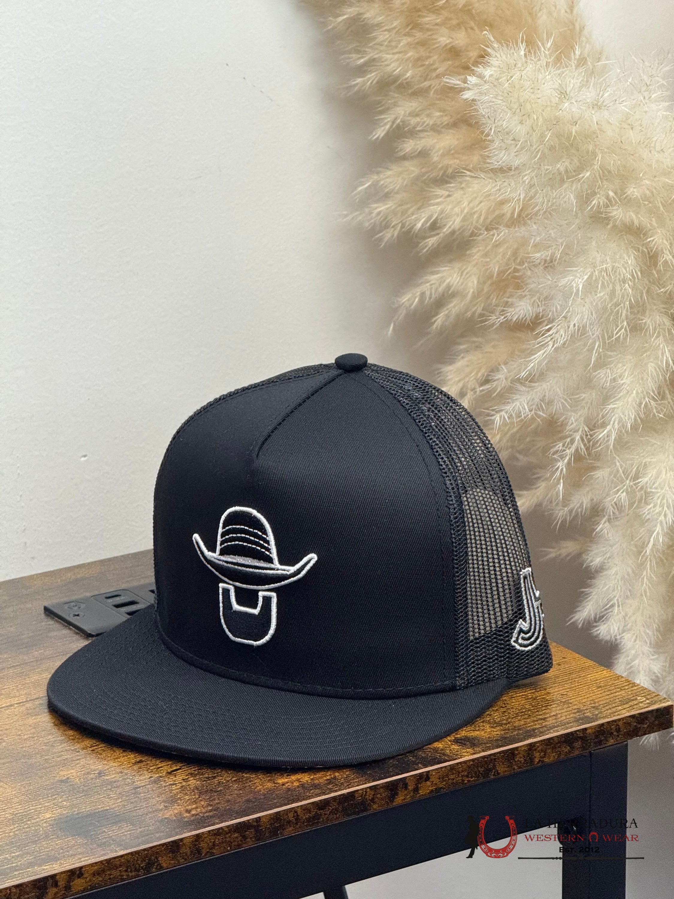 TEXAS RANCH BLACK Style 019 JH hat CAPS MENS GORRAS HOMBRES