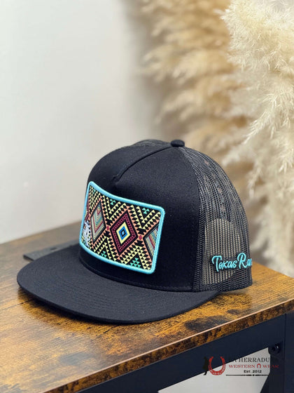 TEXAS RANCH BLACK Style 020 azul hat