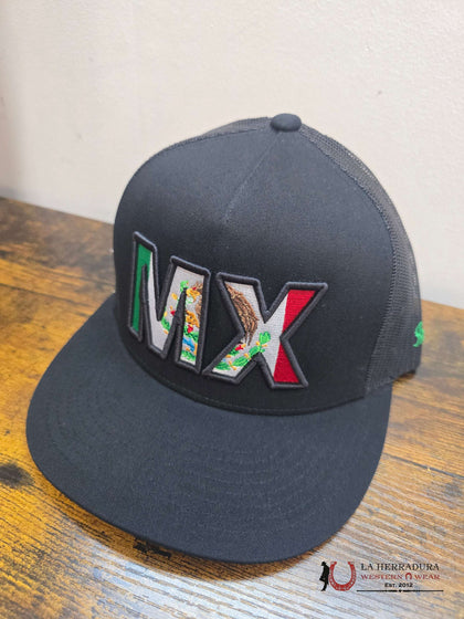 TEXAS RANCH BLACK Style 023 MX tricolor hat