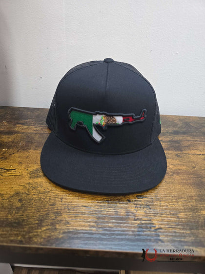 TEXAS RANCH BLACK Style 025 Ak47 tricolor hat
