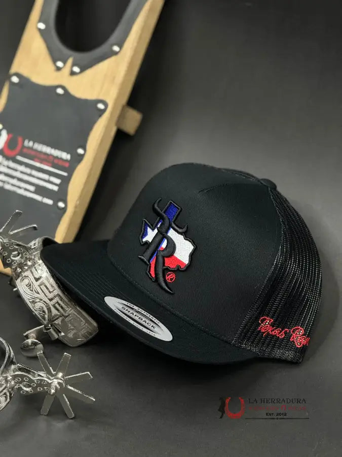 Texas Ranch Color Black Cap Caps Mens Gorras Hombres