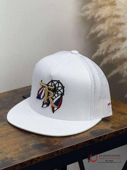 TEXAS RANCH white Style 012 dorado con negro hat