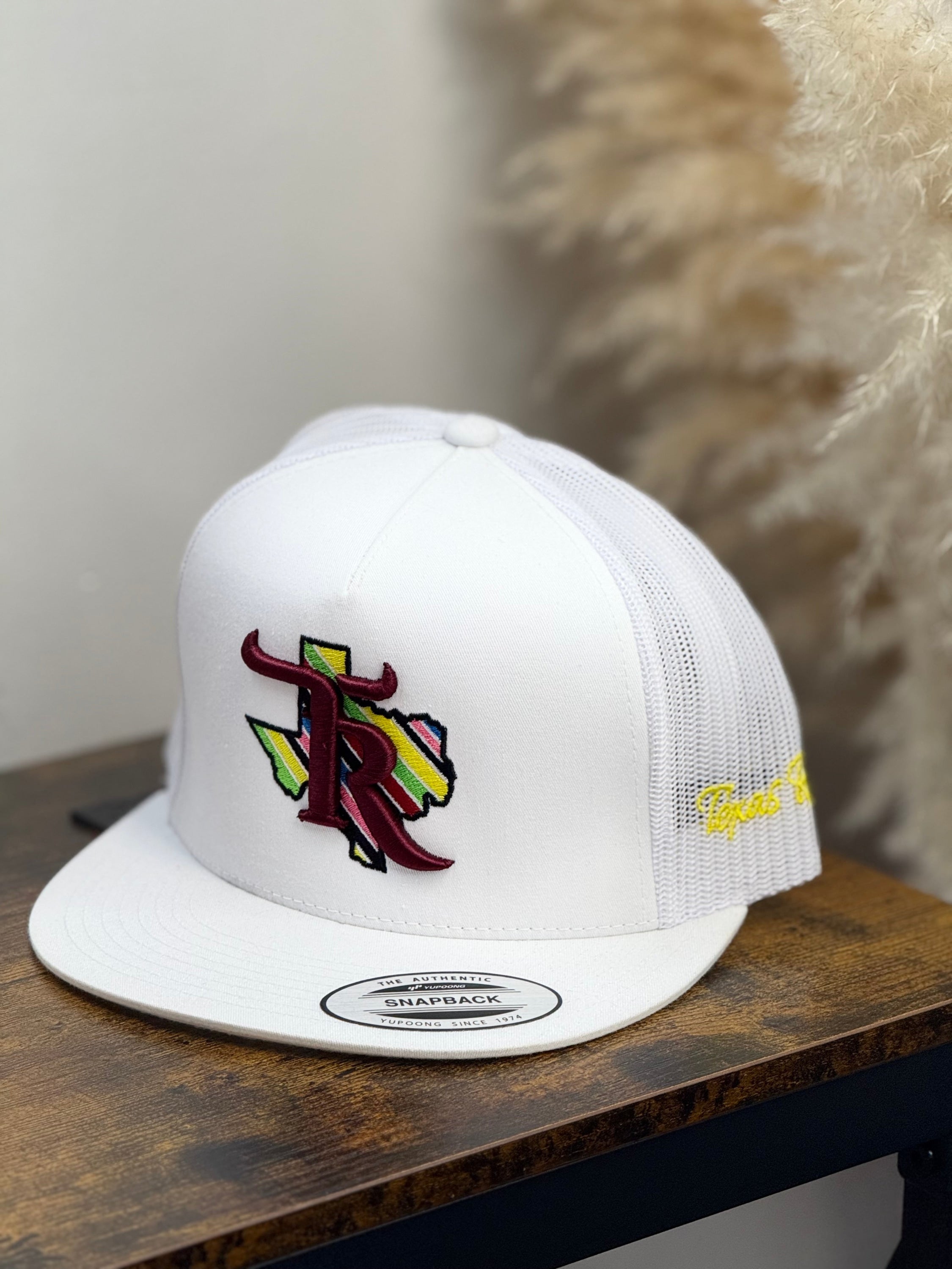 TEXAS RANCH white Style 019 guinda hat CAPS MENS GORRAS HOMBRES