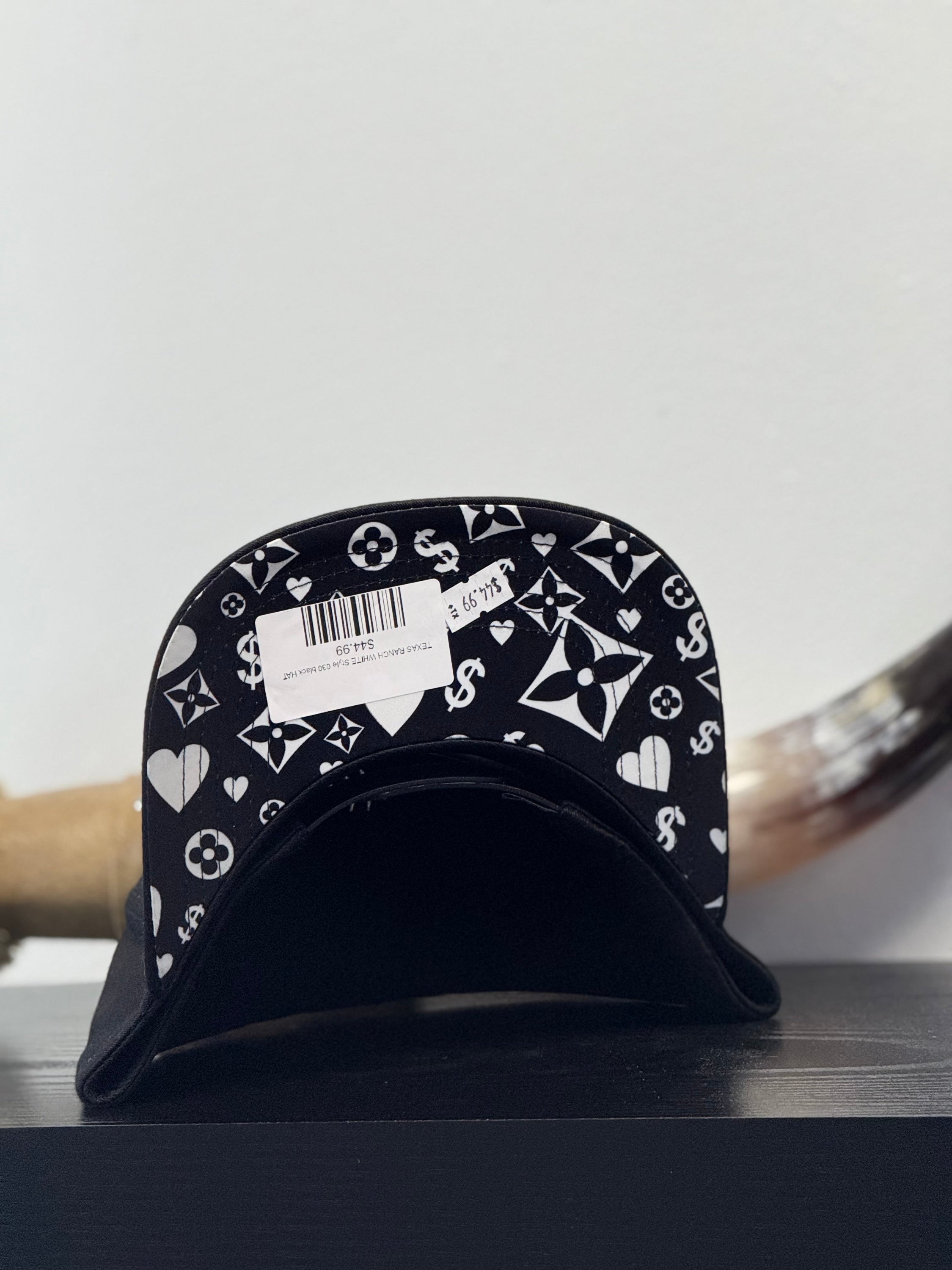 TEXAS RANCH WHITE Style 030 black HAT CAPS MENS GORRAS HOMBRES