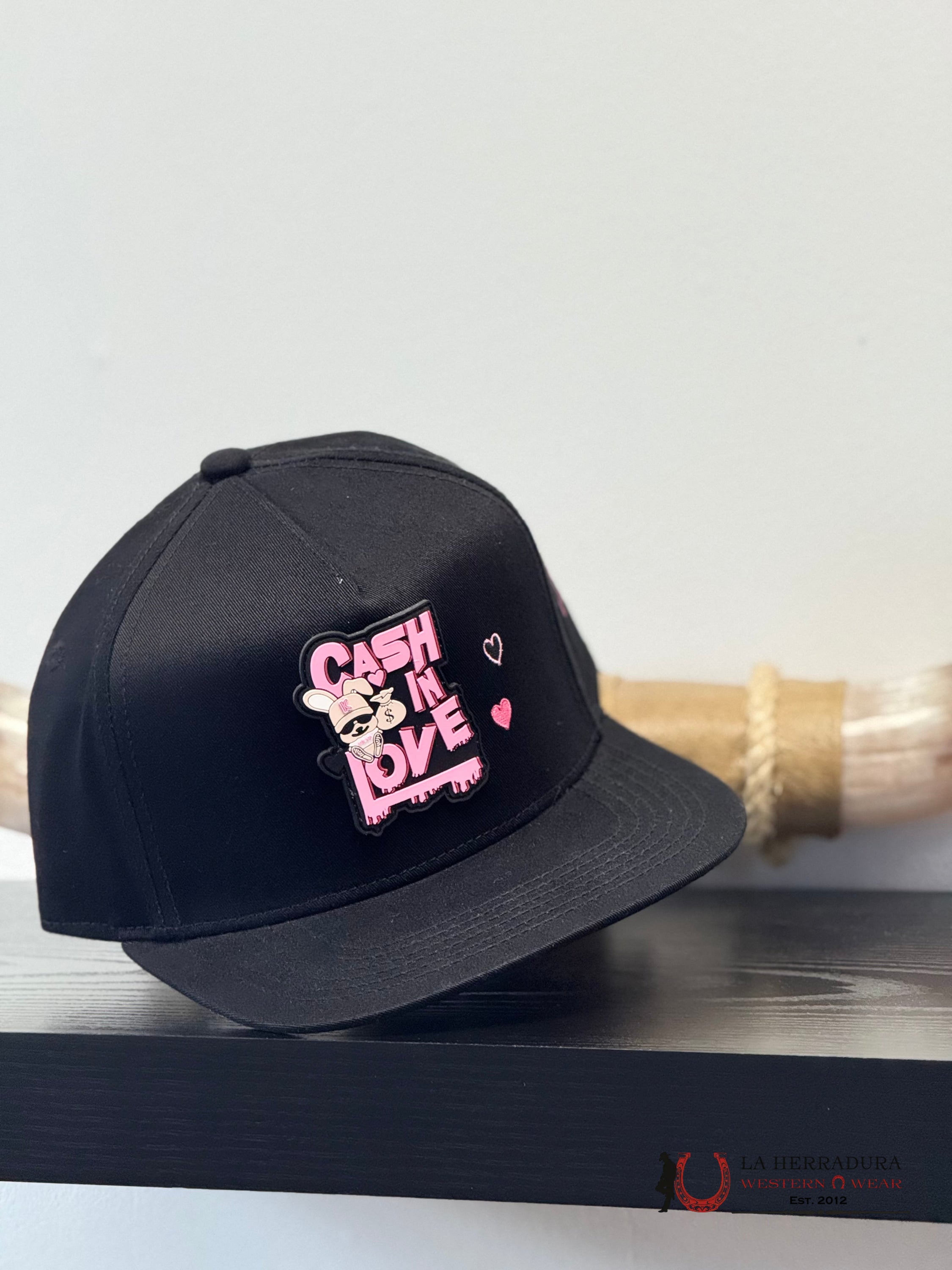 TEXAS RANCH WHITE Style 031 Cash in love black HAT CAPS MENS GORRAS HOMBRES