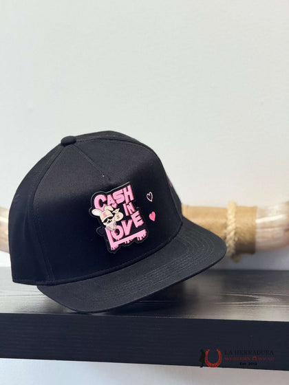 TEXAS RANCH WHITE Style 031 Cash in love black HAT
