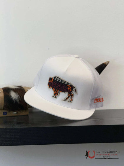 TEXAS RANCH white Style 07 Bisonte blanco hat