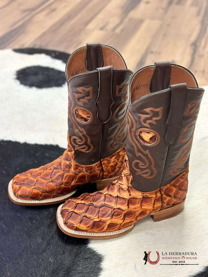 BOTINES ARANGO PIEL COCO VIENTRE COÑAG